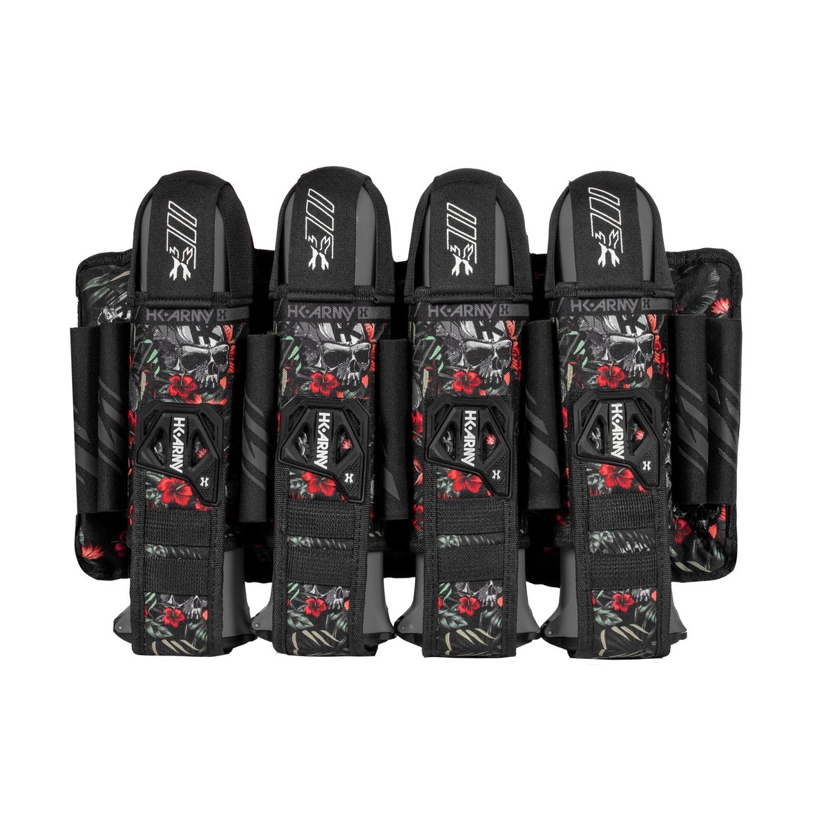 New HK Army Eject 4+3+4 Paintball Pod Harness / Pack - Tropical Skull