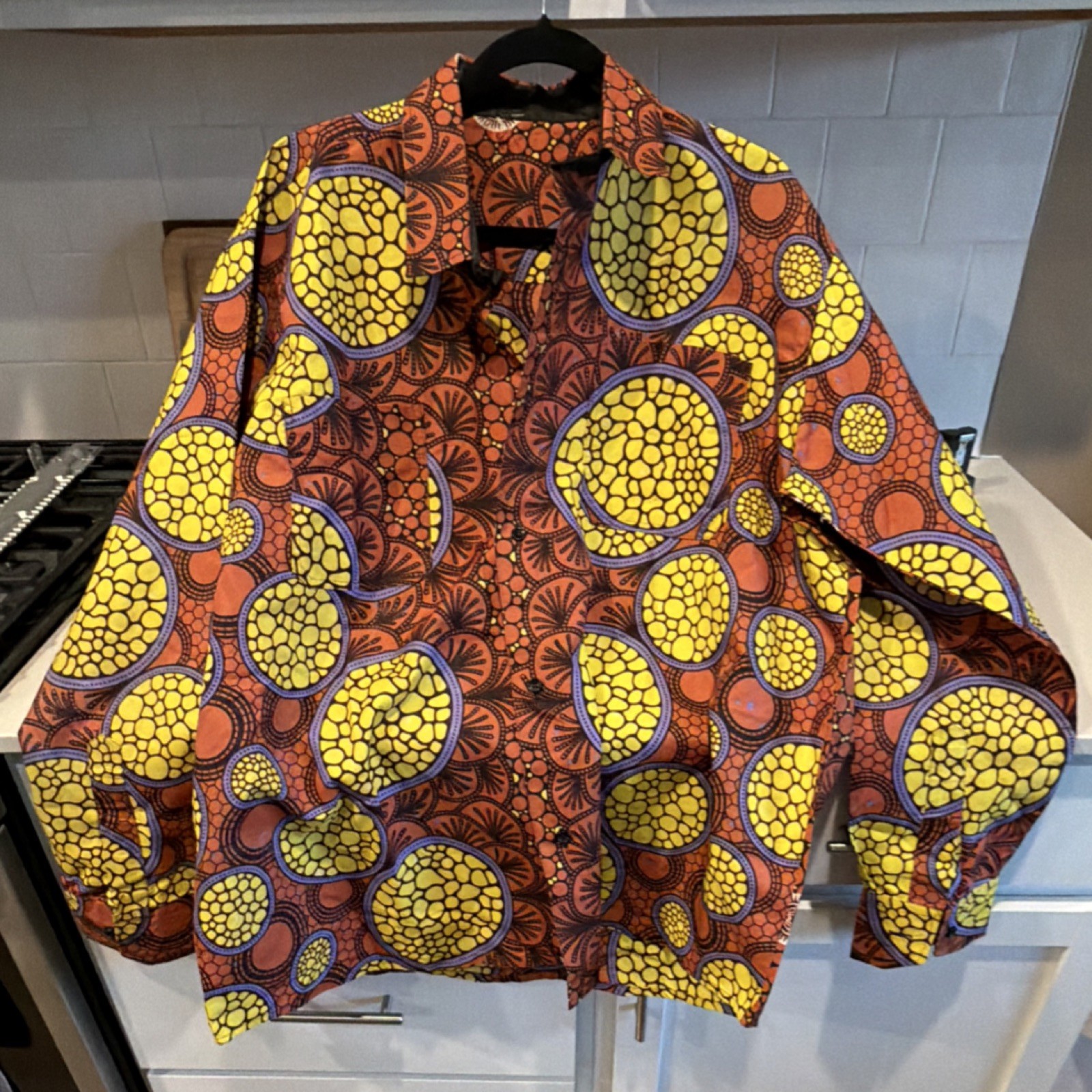 Dashiki Shirt Vibrant Multicolor African Cultural Pattern Unisex Adult