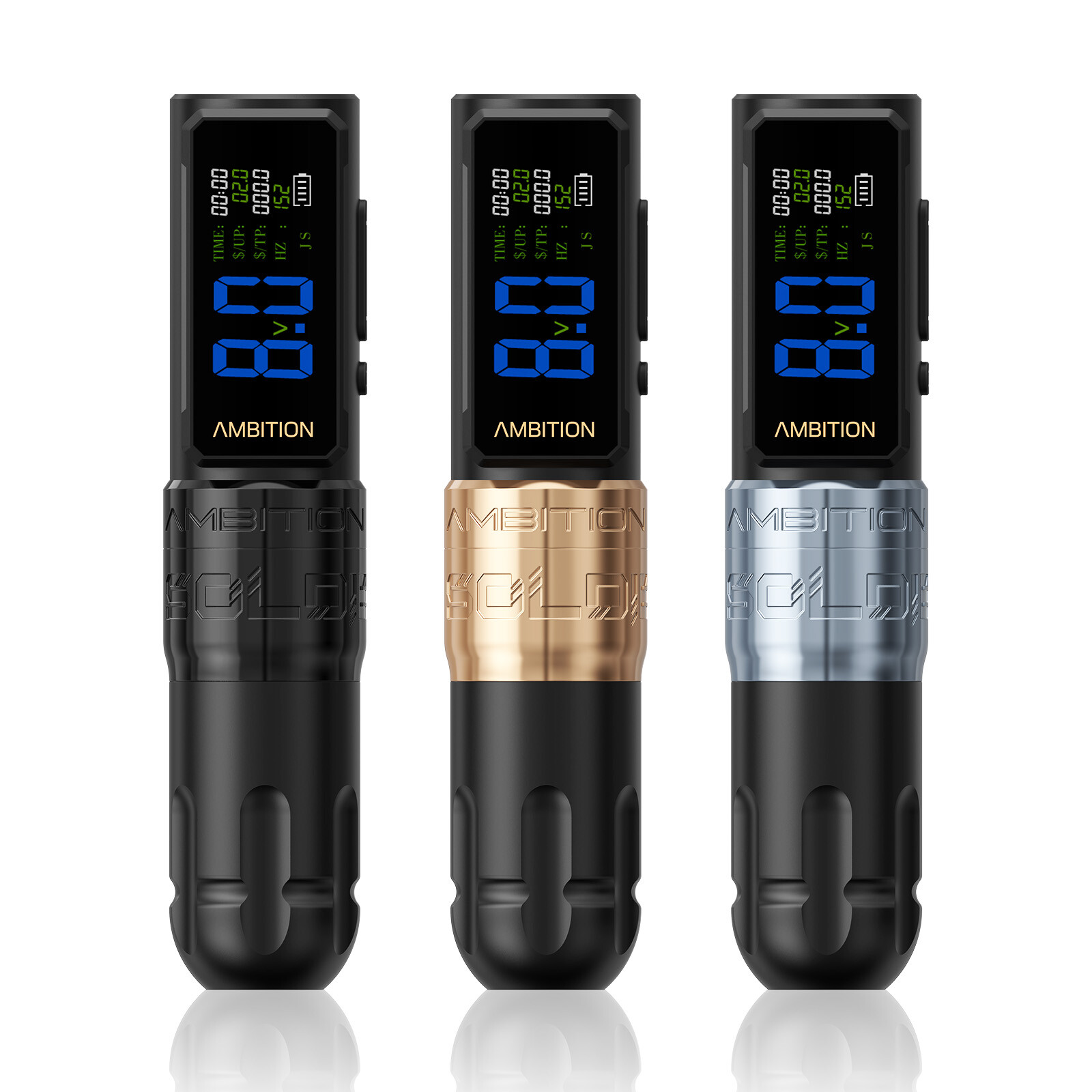 Wireless Tattoo Machine Rotary Pen Stroke 4.5+5.0mm 2400mAh Battery 1-12V Output