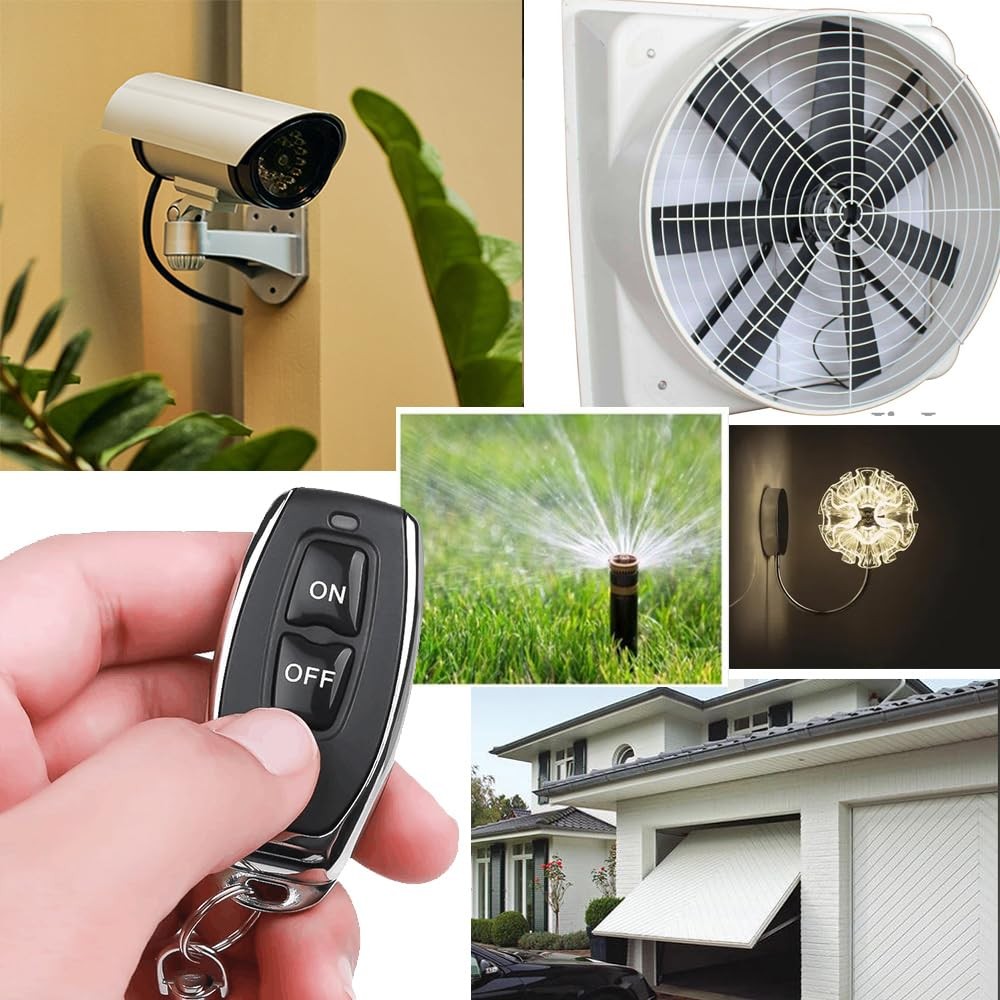 AC110V Waterproof Remote Control Power Switch with 164ft Long Range,AC110V/12
