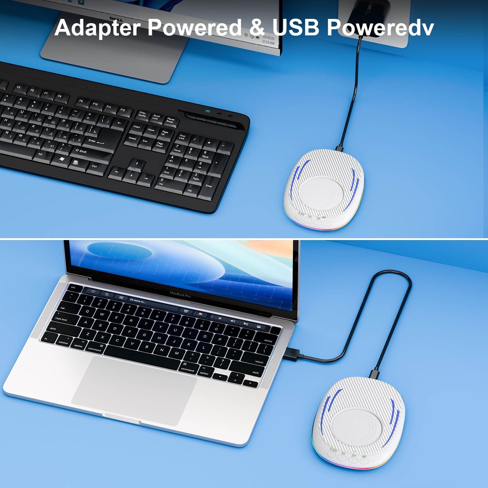 Undetectable Mouse Jiggler,Ultra-Thin & Silent Mouse Mover with Timer,Driver-...