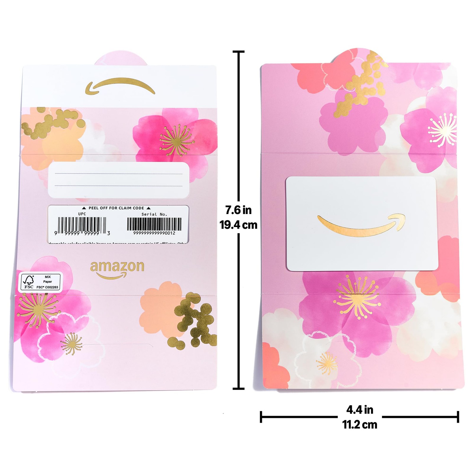 Amazon Physical Gift Card in Mini Envelope - Cherry Blossoms | Mother's Day