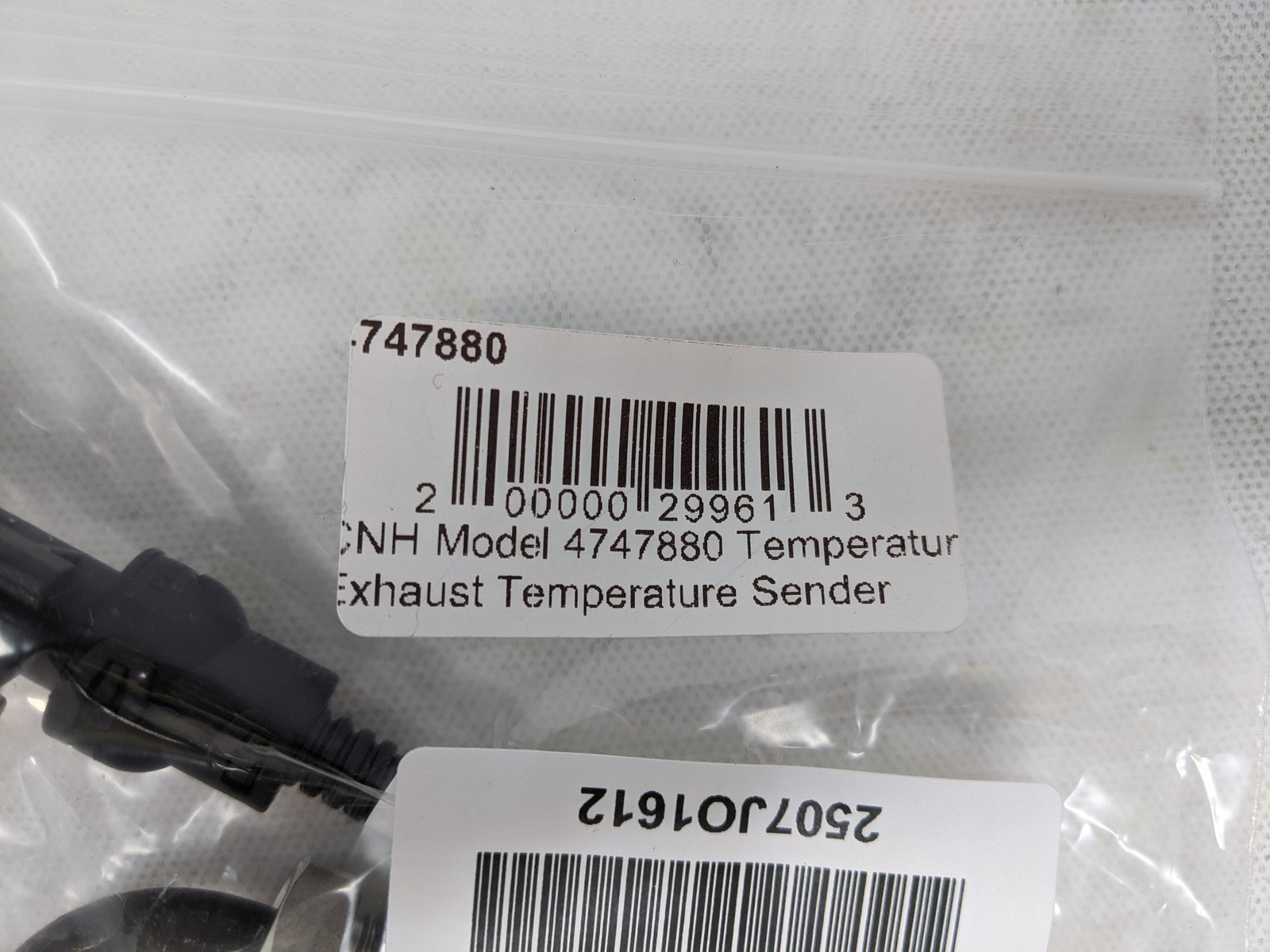 CNH Model 4747880 Temperature Exhaust Sensor, High Temp. SNBDARTS200-