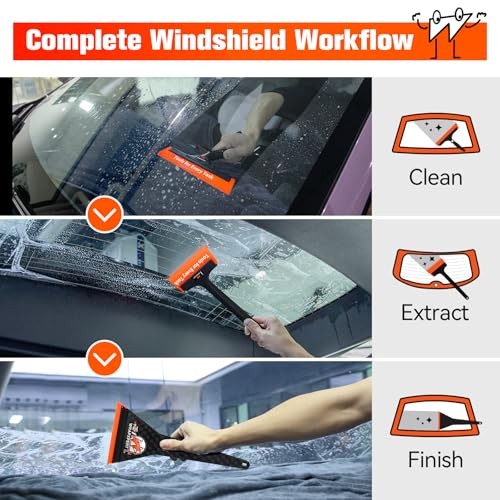 Window Tint Tools Kit, 3 Pack Window Tint Squeegee for Windshield Auto