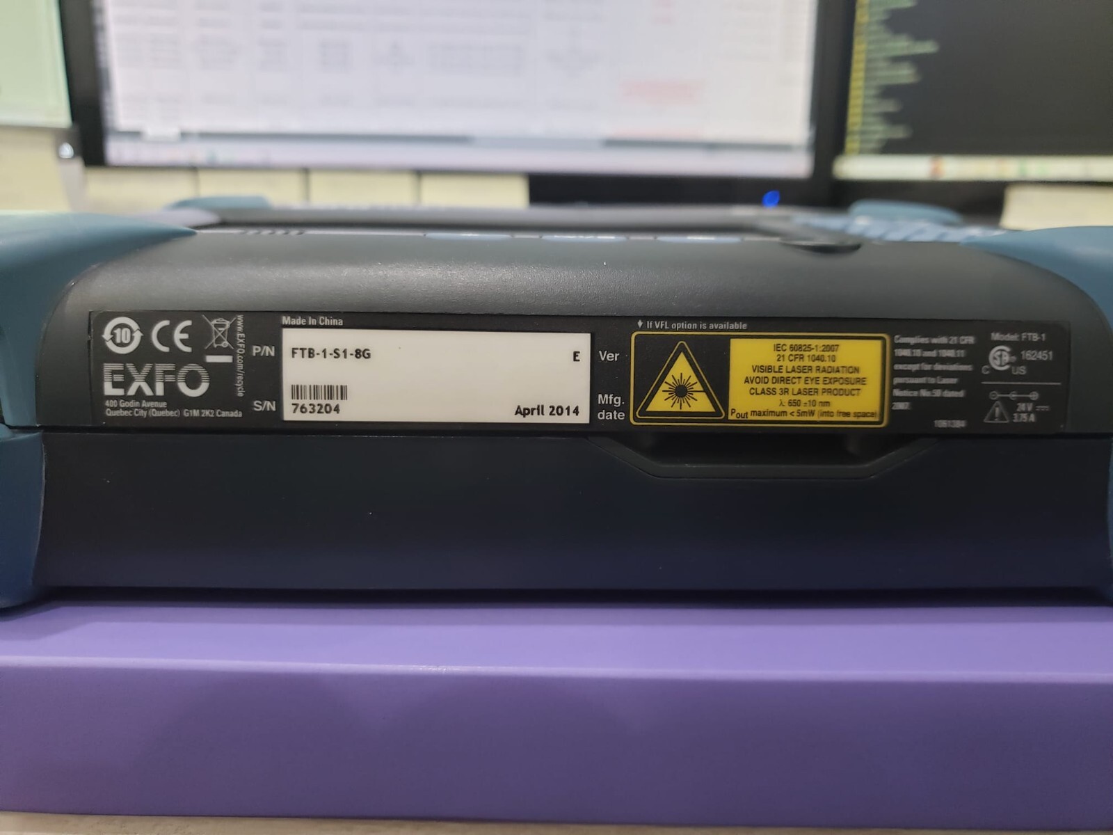 Exfo FTB-1-S2-8G,iOLM W/FTB-720-23B-EA