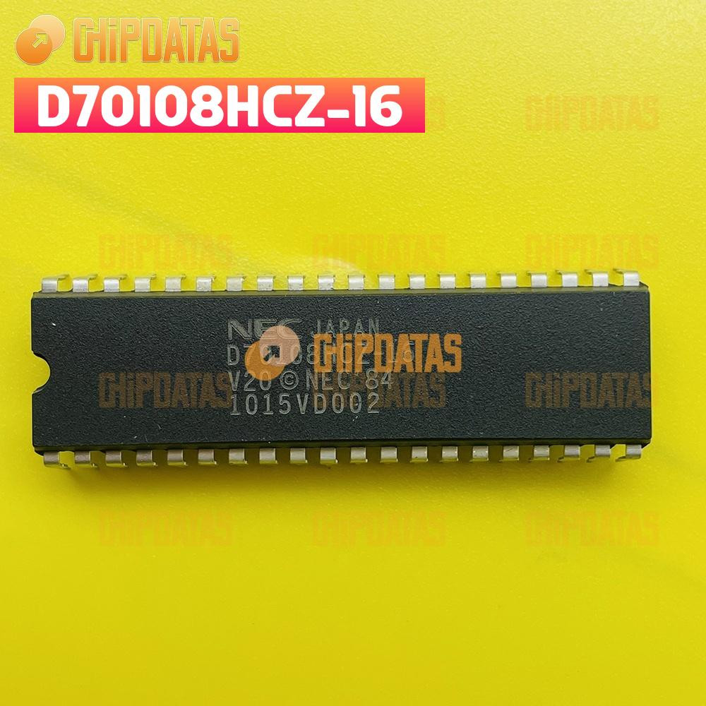 1PCS NEC  NEW  D70108HCZ-16 V20HLV30HL 16/8  16-bit MOS microprocessor, 16MHz