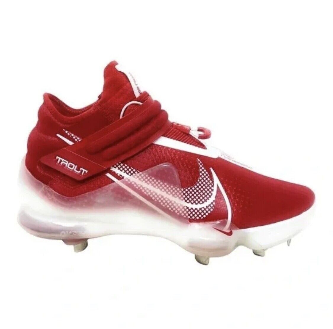 Men Nike Force Zoom Mike Trout 7 Baseball Cleats Red White CI3134-602 s 10.5