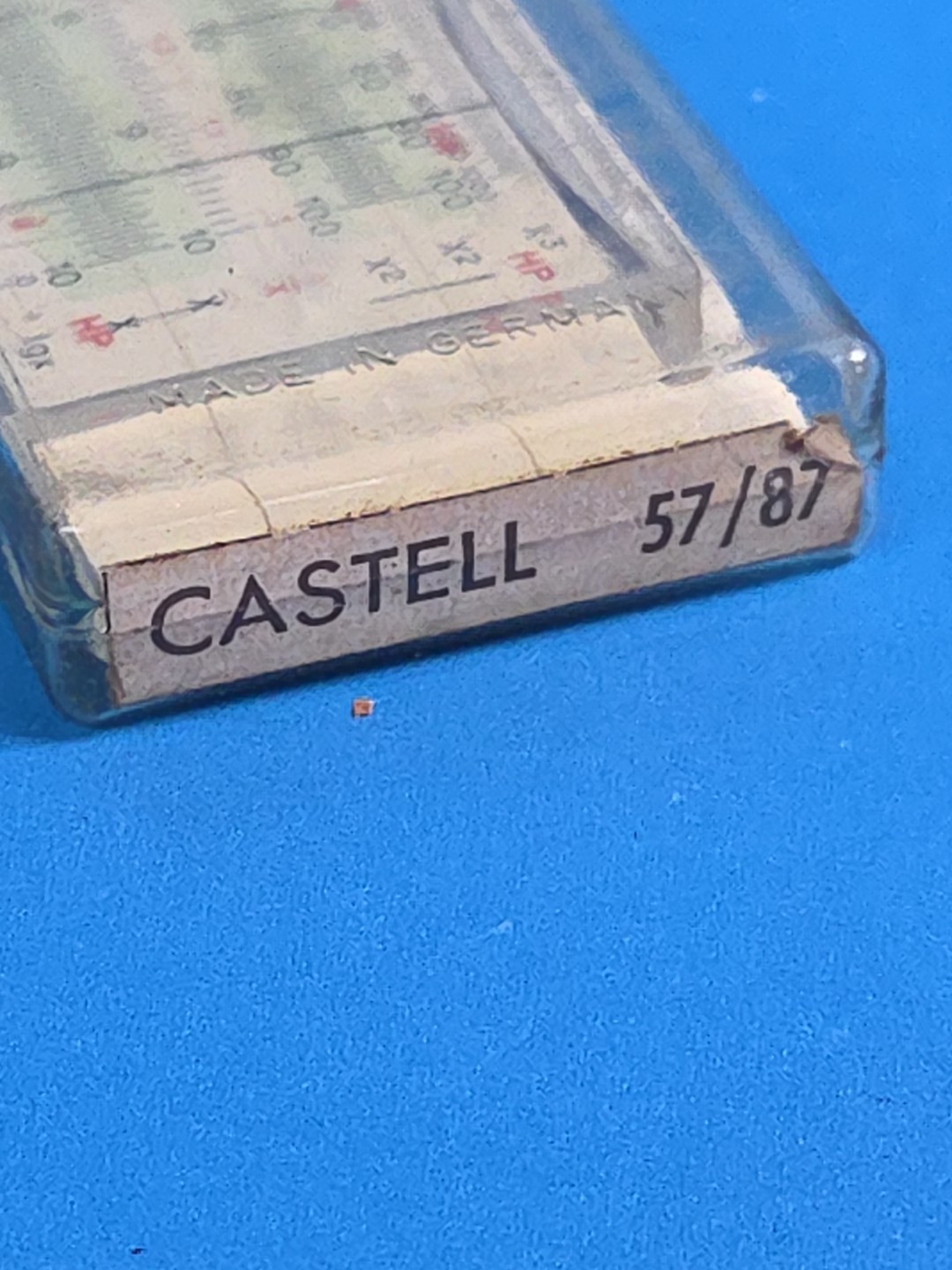 Faber-Castell 57/87 Duplex Slide Rule with Case & Instructions