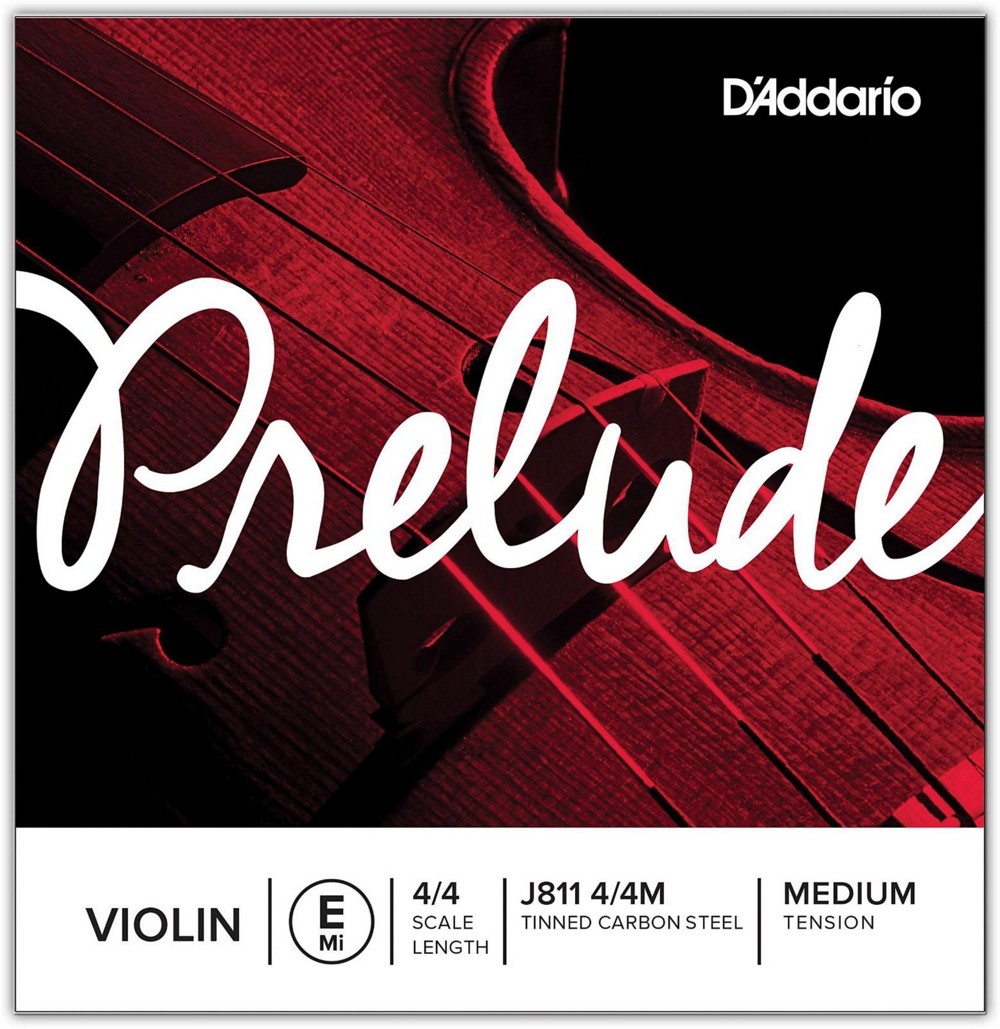 D'Addario Prelude Violin E String 4/4 Size Medium