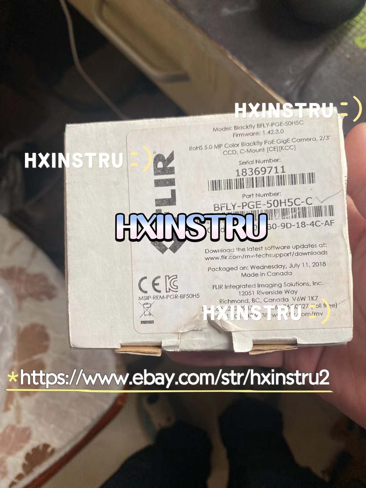 1PCS NEW BFLY-PGE-50H5C-C Industrial Camera