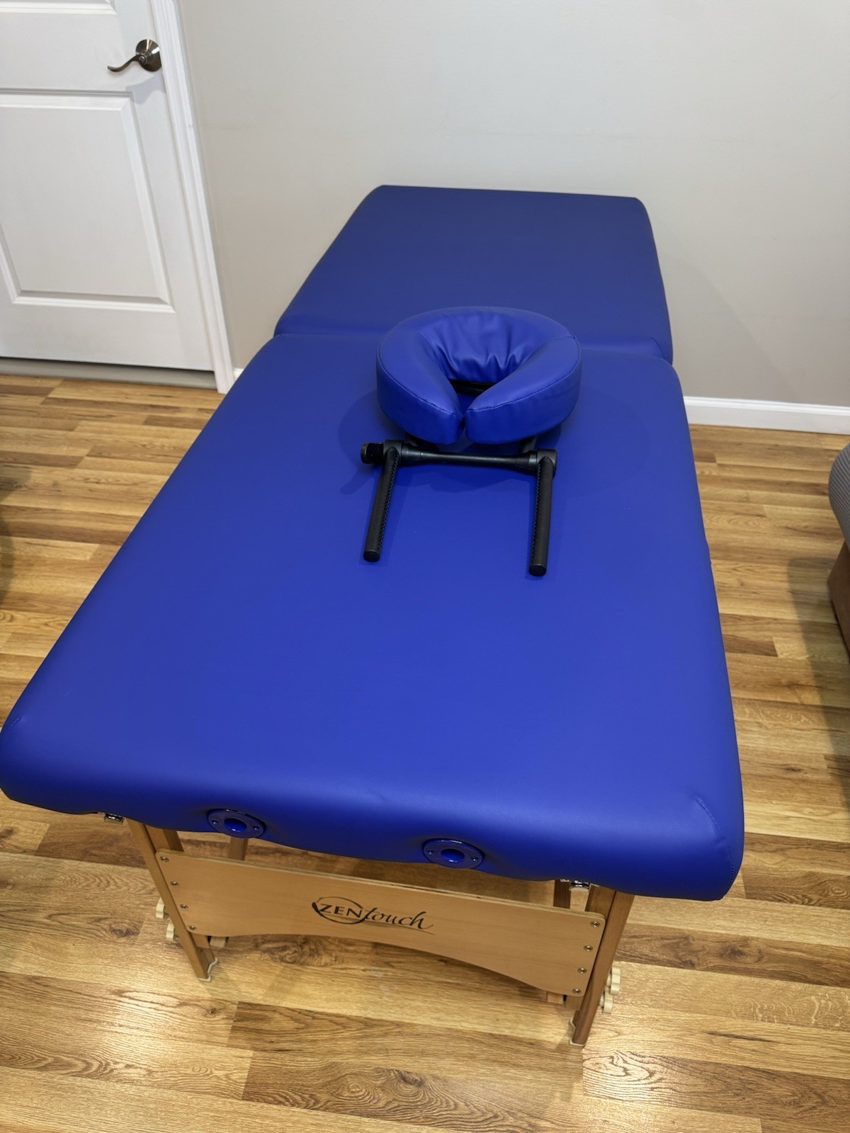 Portable Massage Table Folding Adjustable Wooden Spa Bed w/ Black Carry Case