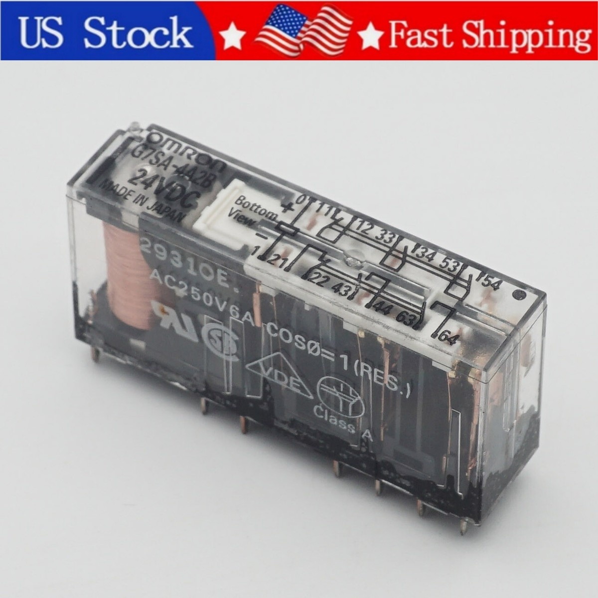 1PC Brand NEW Omron G7SA-4A2B Safety Relay G7SA4A2B US Sotck  Fast Shipping