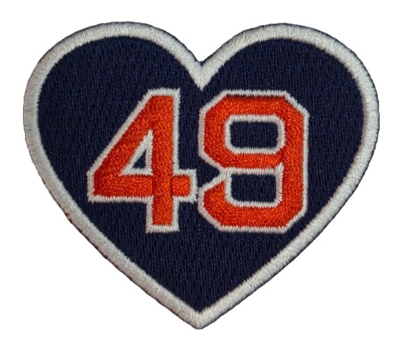 Tim Wakefield Memorial Jersey Patch - White Border - Boston Red Sox
