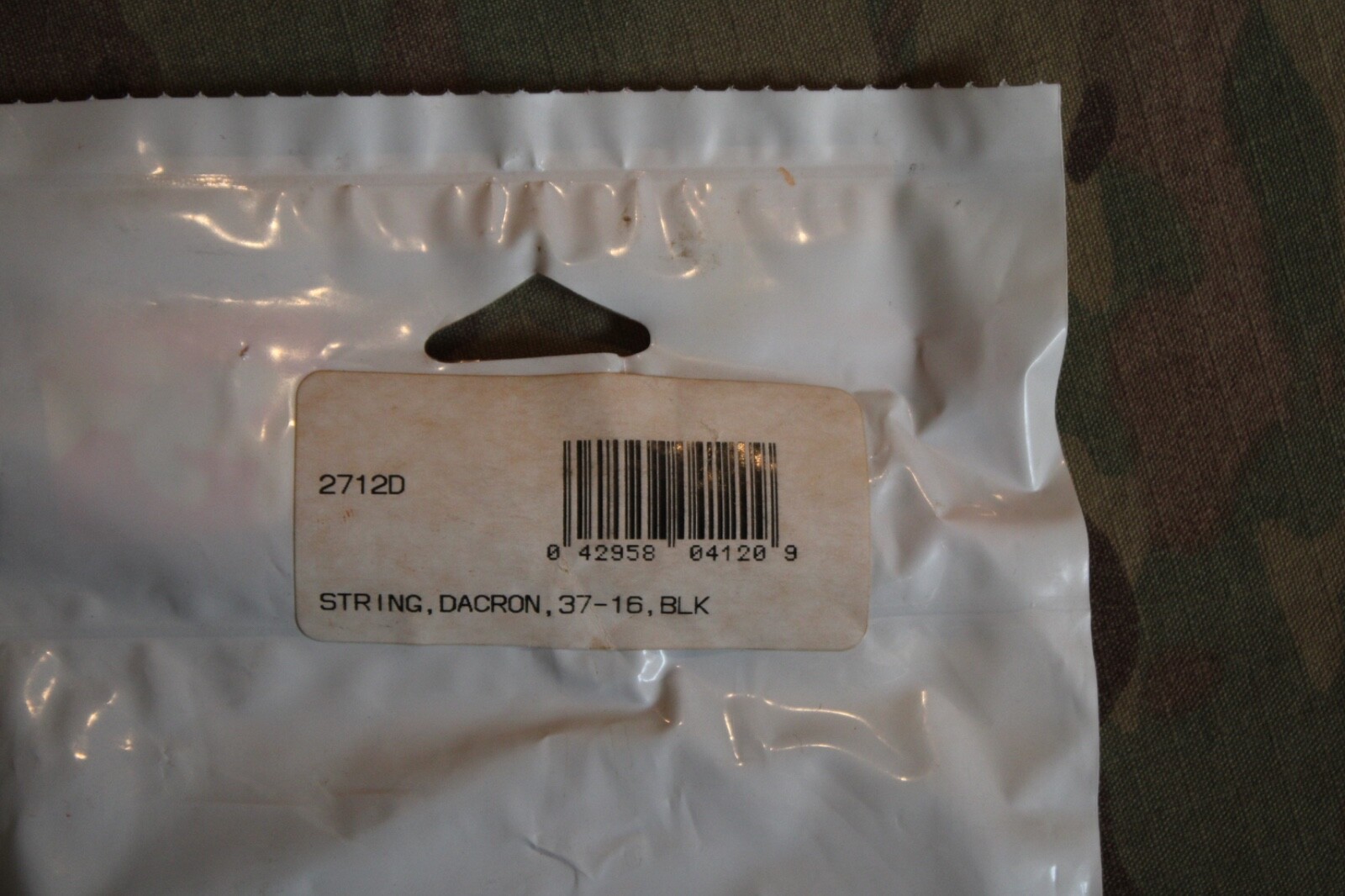 PSE Archery Replacement String 37" - DACRON - 37-16 BLK - 2712D