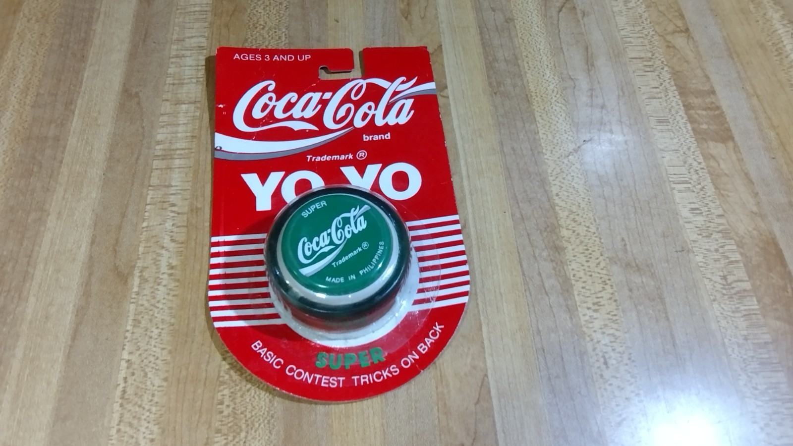 Vintage Genuine Russell Coca Cola Super Green YoYo,1989,new,rare!