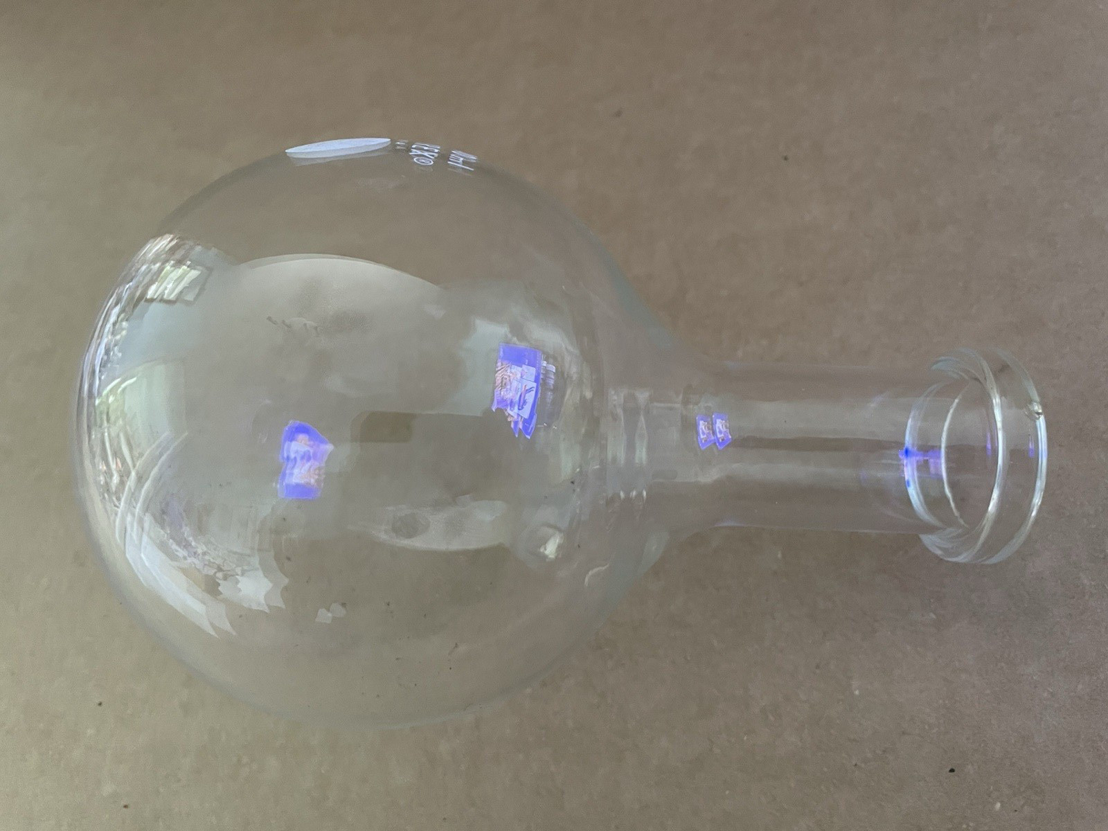 Vintage PYREX Laboratory Glass 500ml flask beaker #7