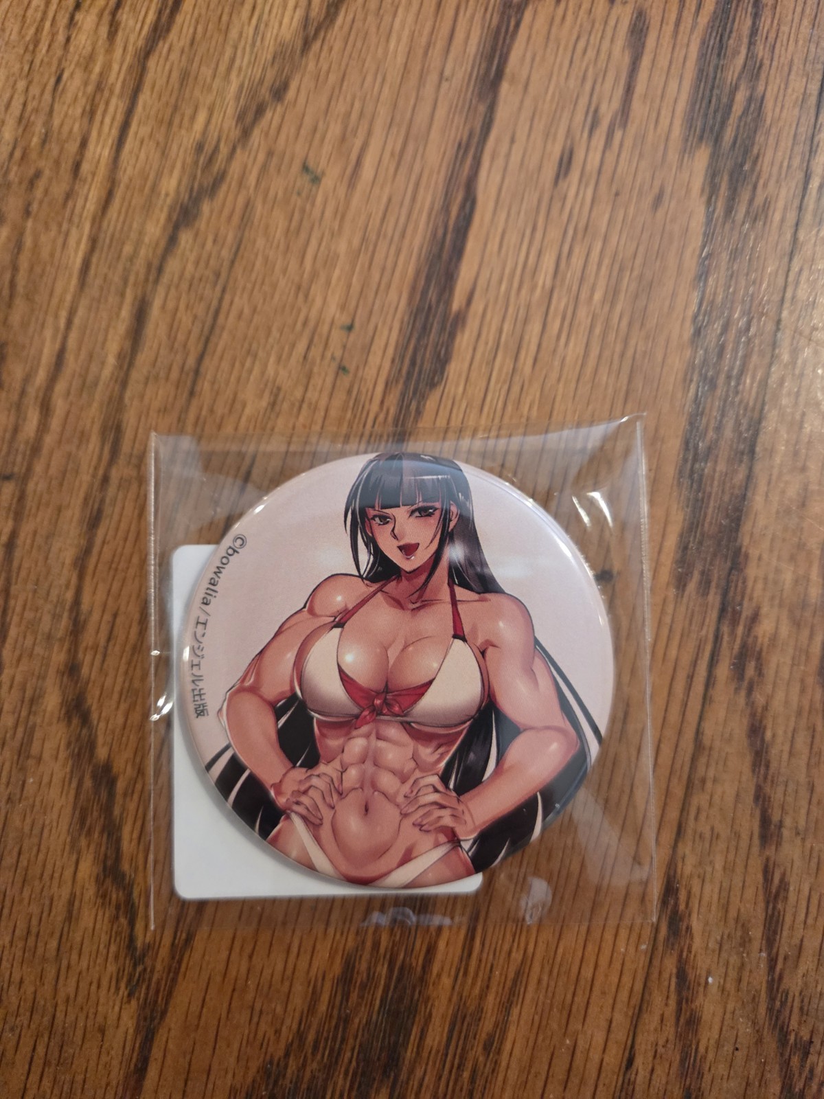 NEW 2025 Gacha Prize Bowalia E-3 - JP Badge Pin Ecchi Fakku - Japan Exclusive