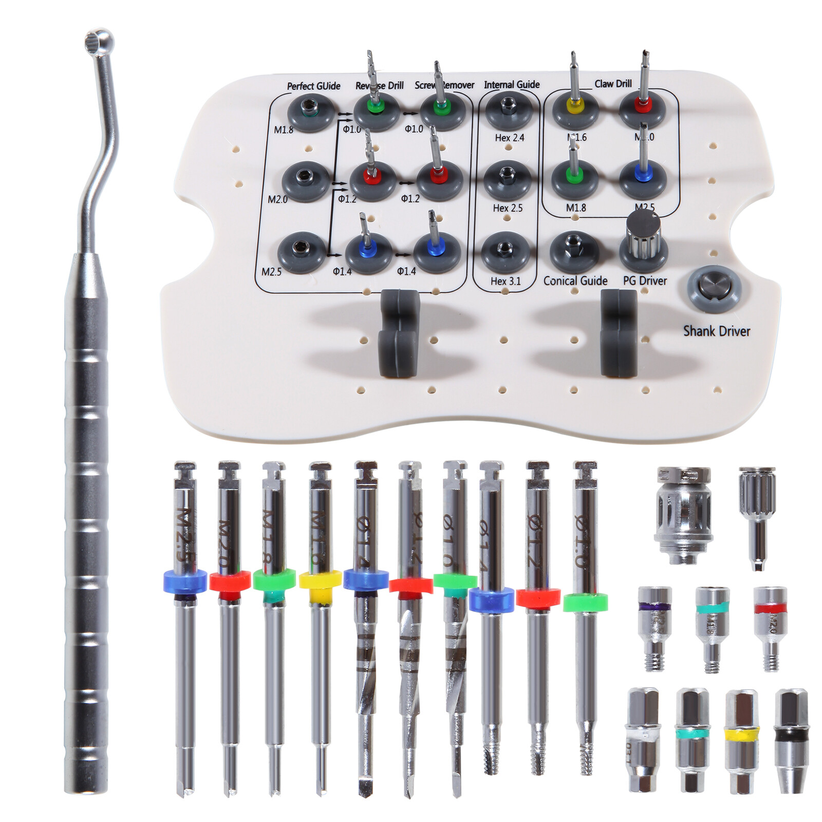 Screw Removal Kit Universal Dental Implant Fractured Neobiotech SR Repair Tool