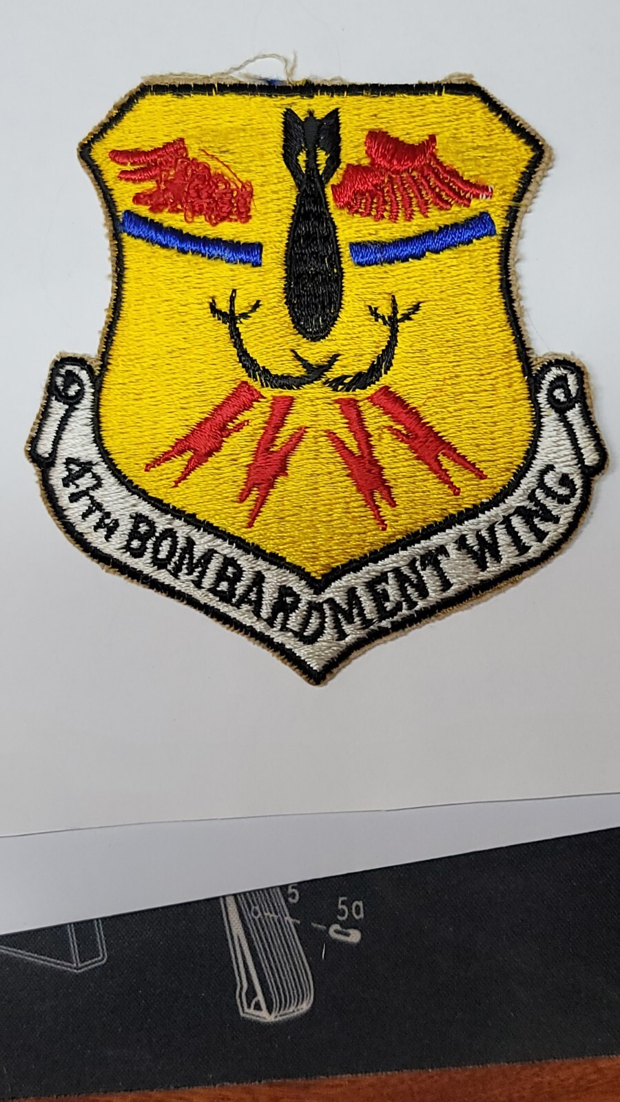 47th BOMBARDMENT Wing USAF patch