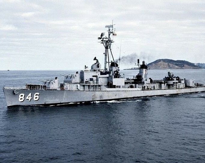USS OZBOURN 8X10 PHOTO DD-846 NAVY US USA MILITARY DESTROYER PICTURE