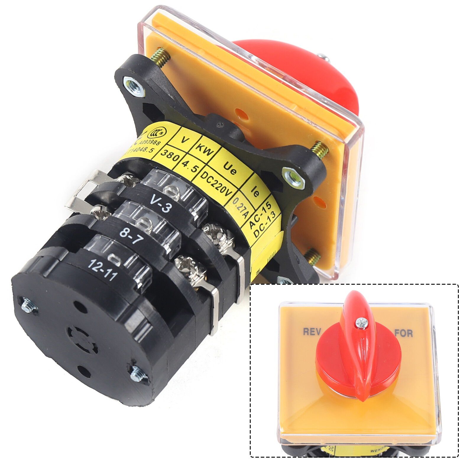 Milling Machine Speed Control Switch-Precision Rotary Selector-Industrial Grade