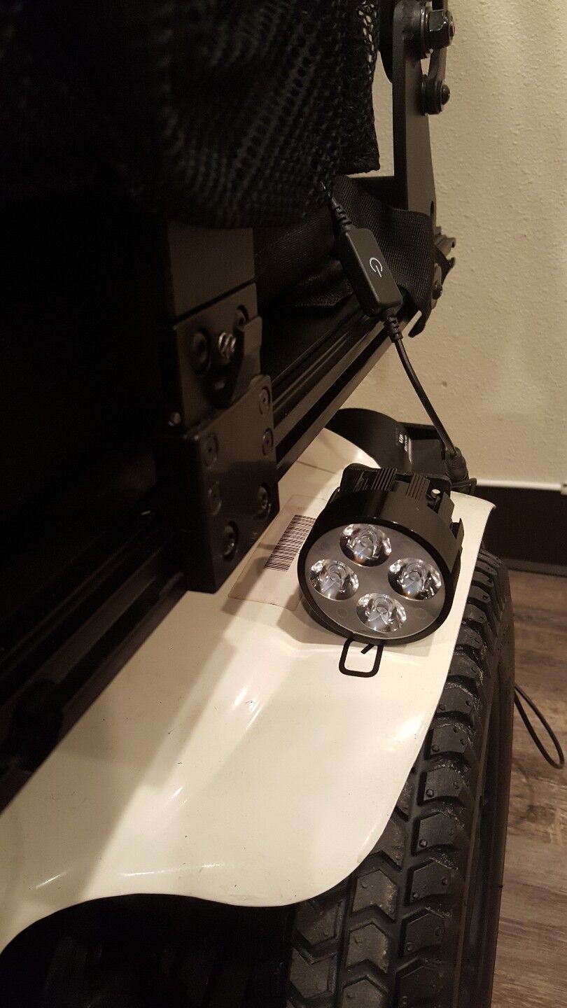 Rnet,LED headlight with Touch Switch for Quickie QM 710 715, 720, Pulse 6 Chair