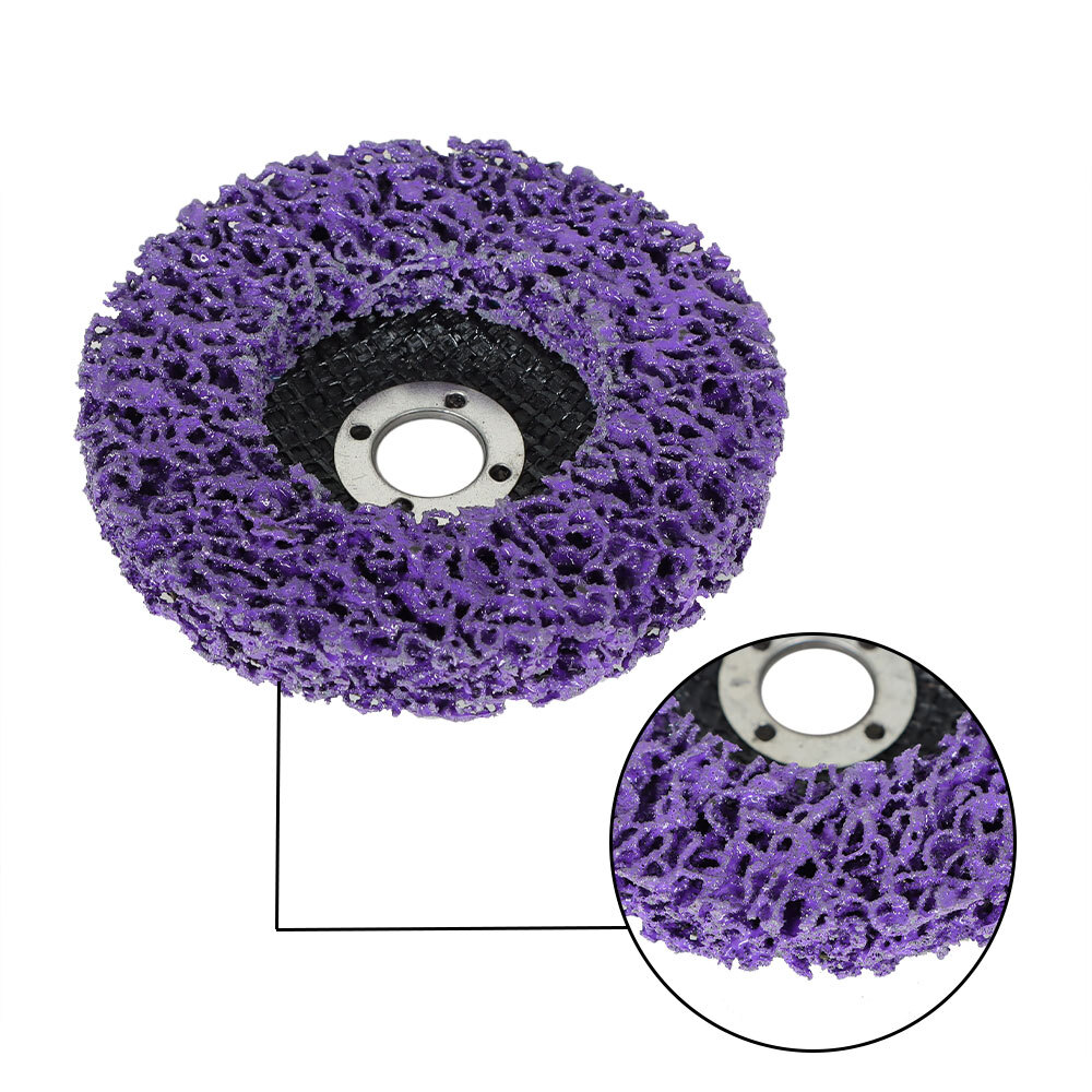 10 PackS 4"x5/8 Strip Discs Rust Remover Wheel Paint Removal Disc Angle Grinder