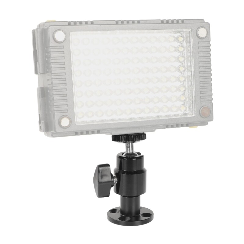 Wall Mount 1/4-20 Mini BallHead Mounts for Monitors/Surveillances System Support