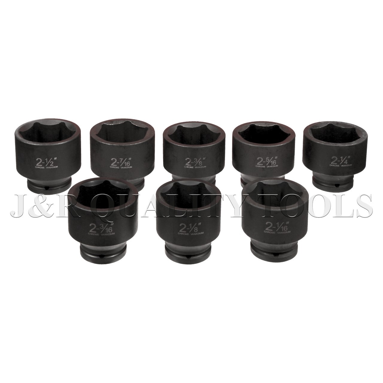 Professional 8 pc 3/4" Dr. Jumbo Impact Socket Set