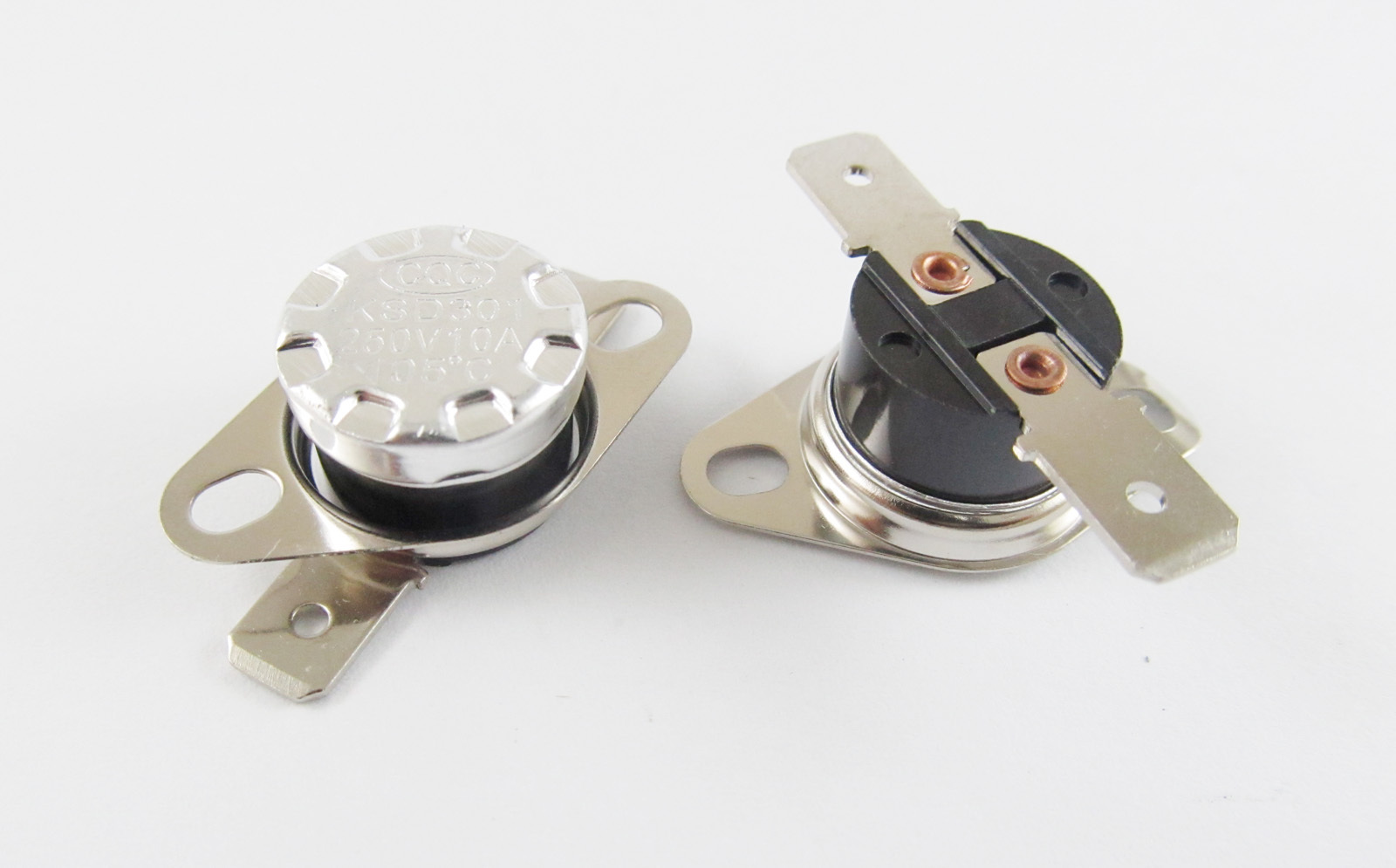 10x Temperature Controlled Switch Thermostat 105°C N.C. KSD301 Normal Close 10A