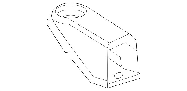 Genuine GM Passenger Side Radiator Lower Bracket 84551987