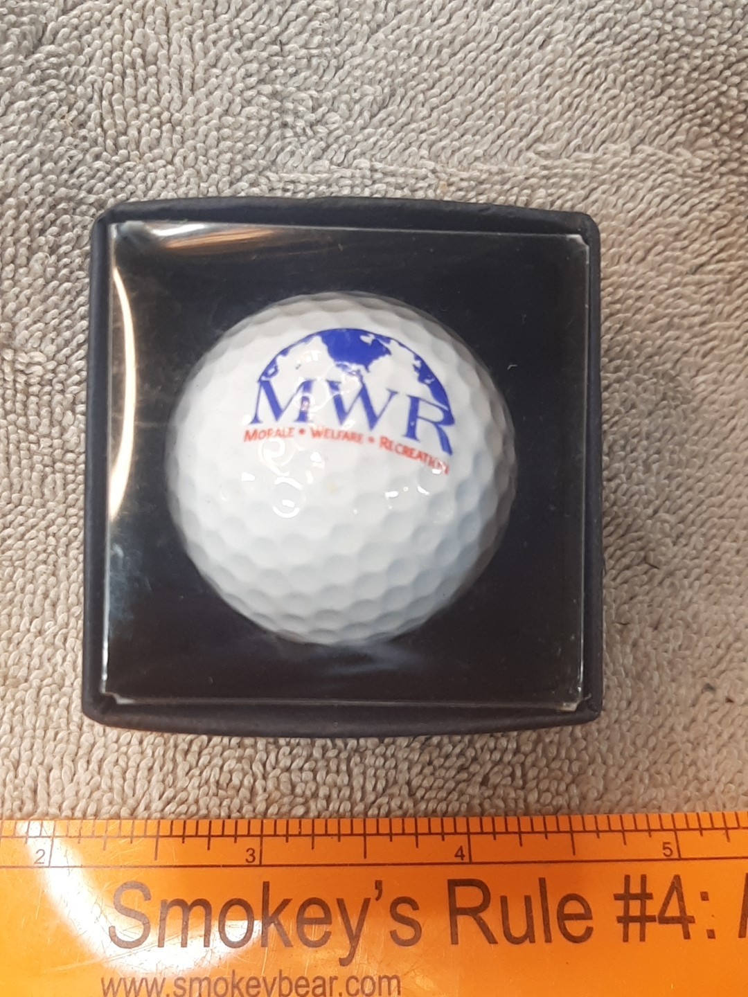 MWR Morale welfare recreation Logo Golf Ball (1) Top Flite XL