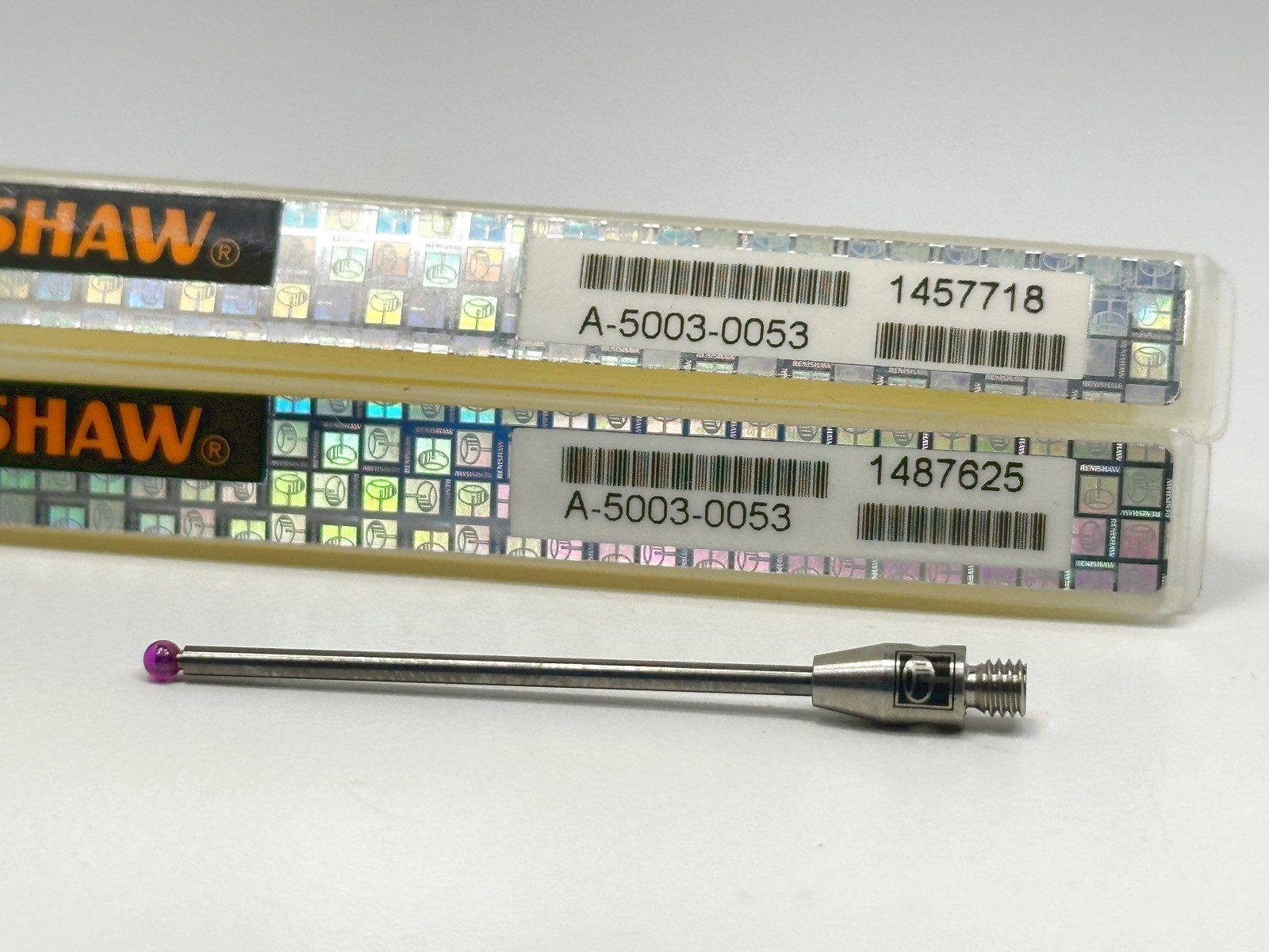 RENISHAW A-5003-0053 | CMM Ball Stylus: 2 mm Ball Dia 40 mm OAL M3 New 2pcs
