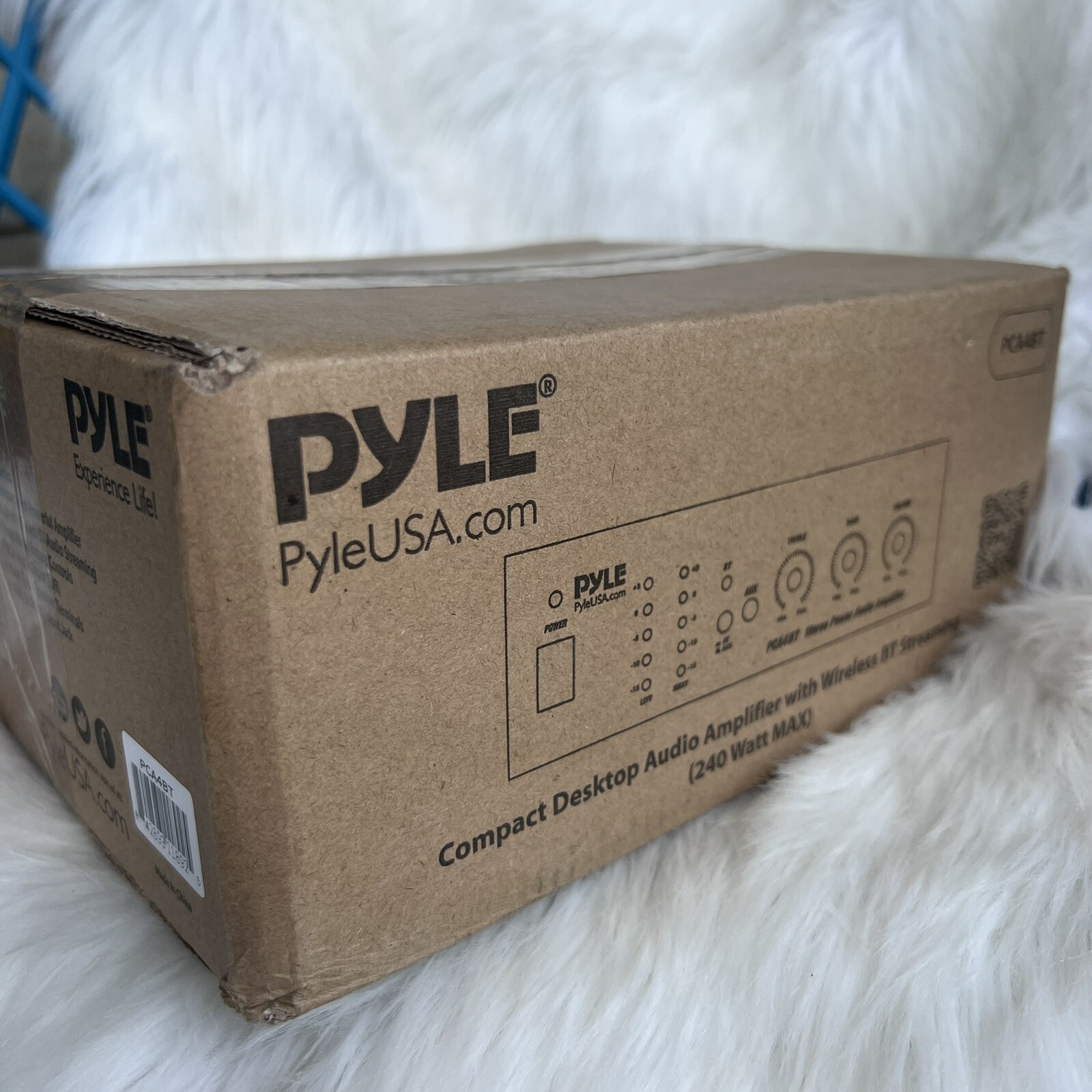Audio Amplifier w/ Wireless Bluetooth by Pyle - PCA4BT - Mini-Desktop