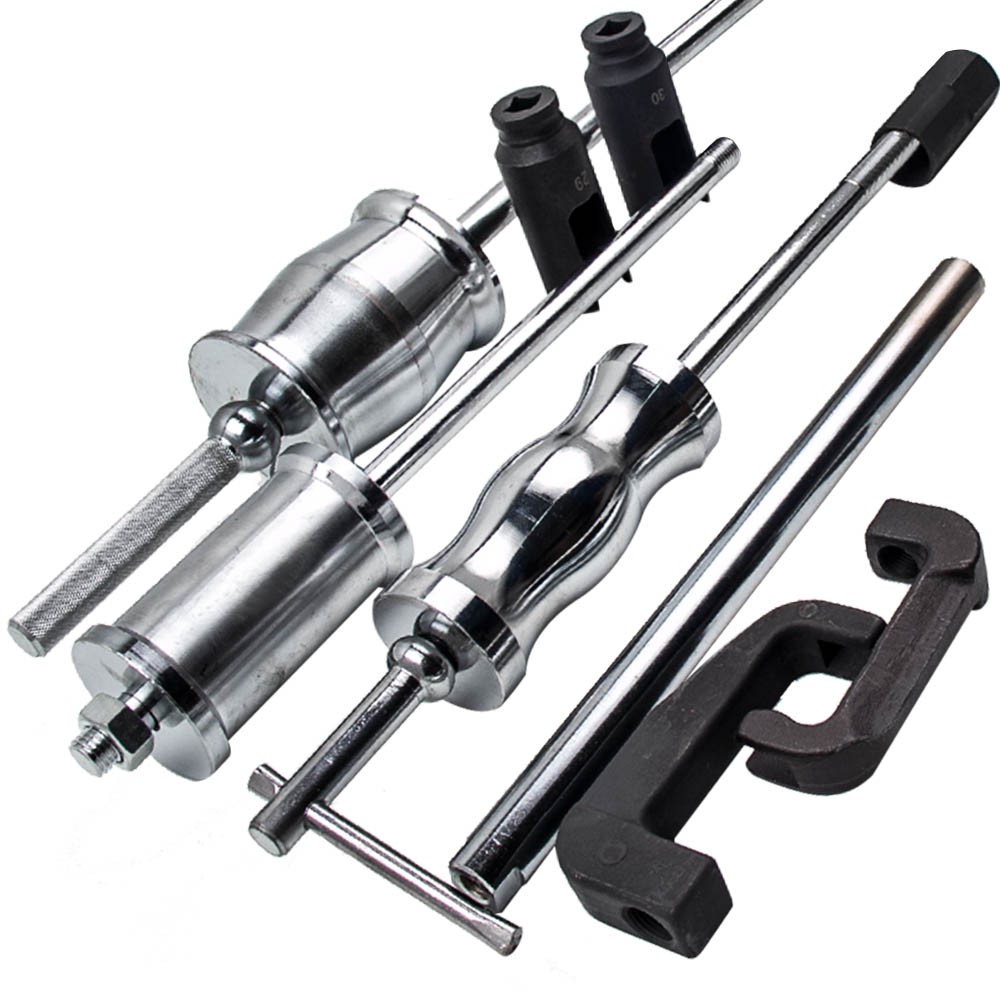 Auto Truck Diesel Injector Extractor Slide Hammer Puller Adapter Tool Kits 40PC