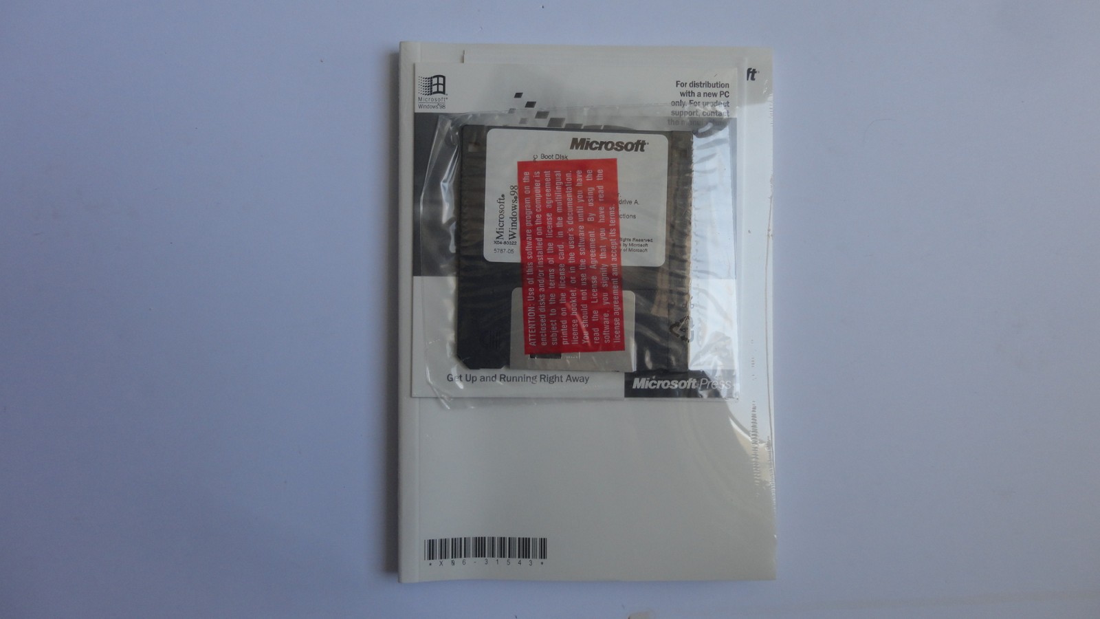 MICROSOFT WINDOWS 98 Second Edition Full Operating System WIN 98 NEW sealed