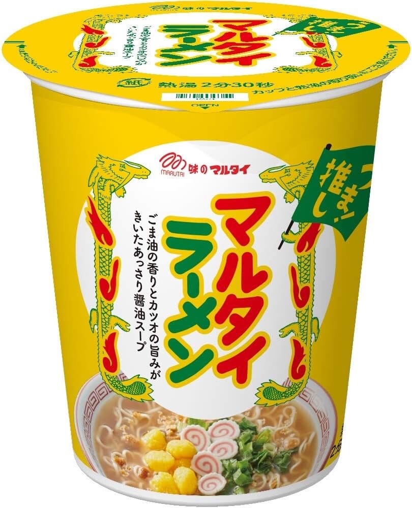 MARUTAI Japanese Noodles Ramen Soy Sauce Pork Chicken Instant Soup Cup Food 62g