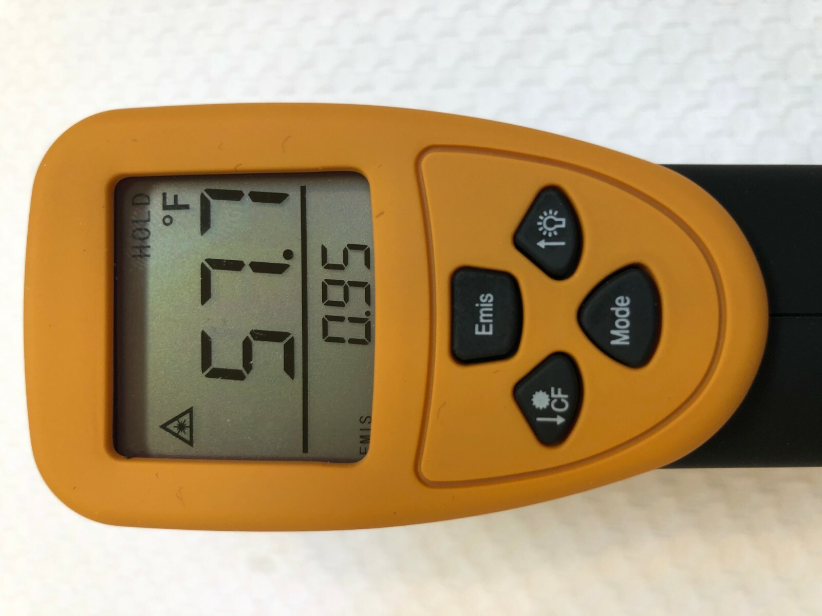 Digital Infrared Thermometer w/Laser Pointer Quick Body surface Temperature scan