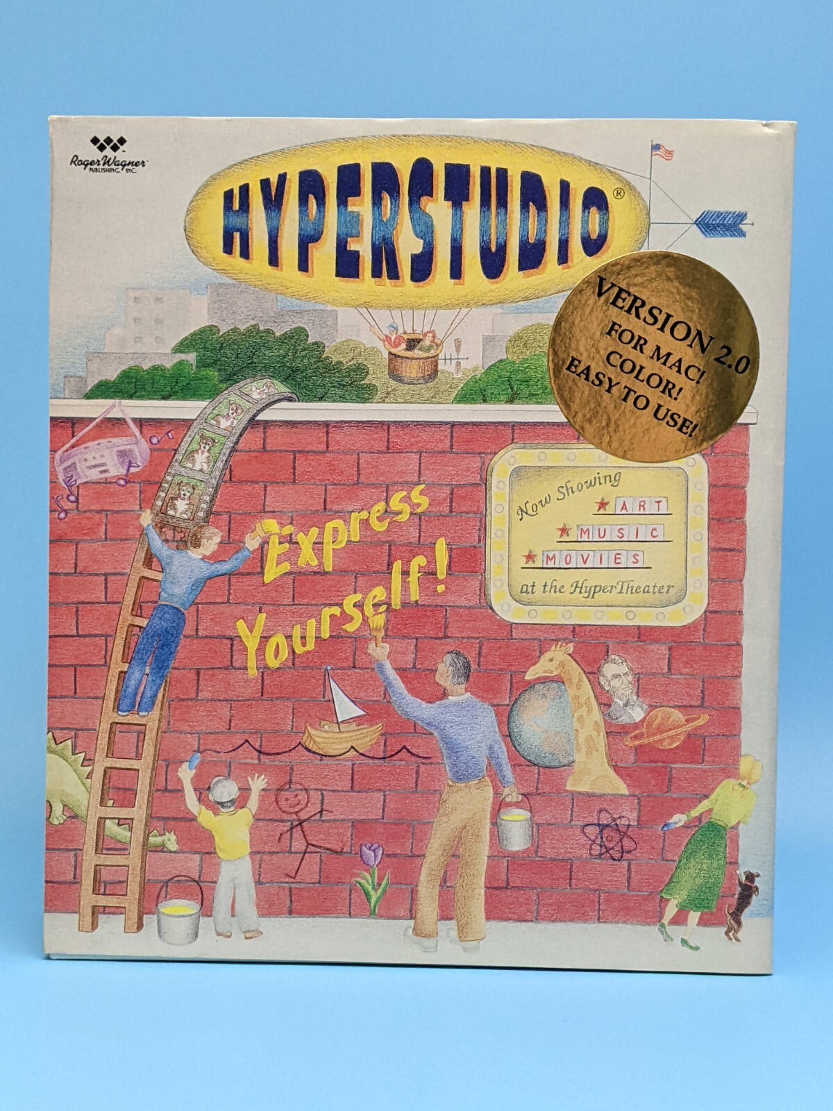HyperStudio Rager Wagner Guides Reference Tutorials + 3.5” Preview Disk Mac 1992