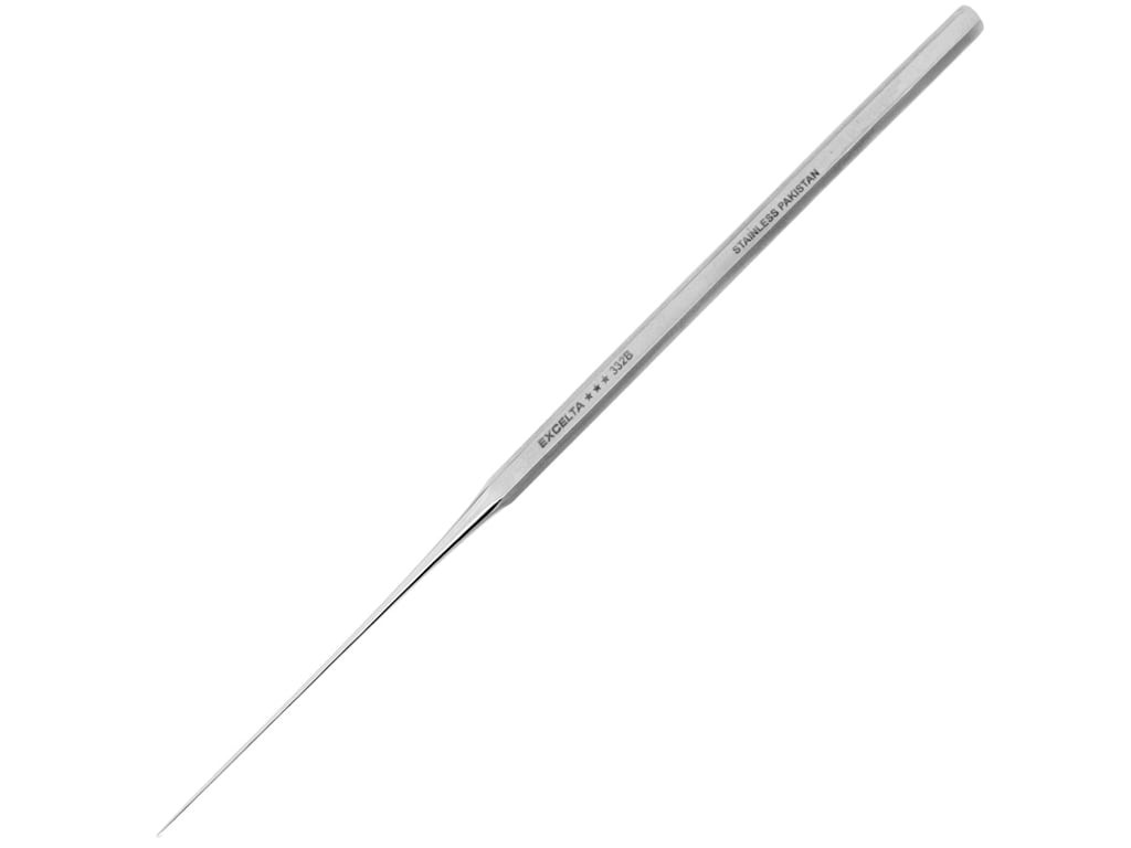 Excelta 332B Probe, 45 degree Angled, SS, 0.001' Micro Tip, 6.5' OAL