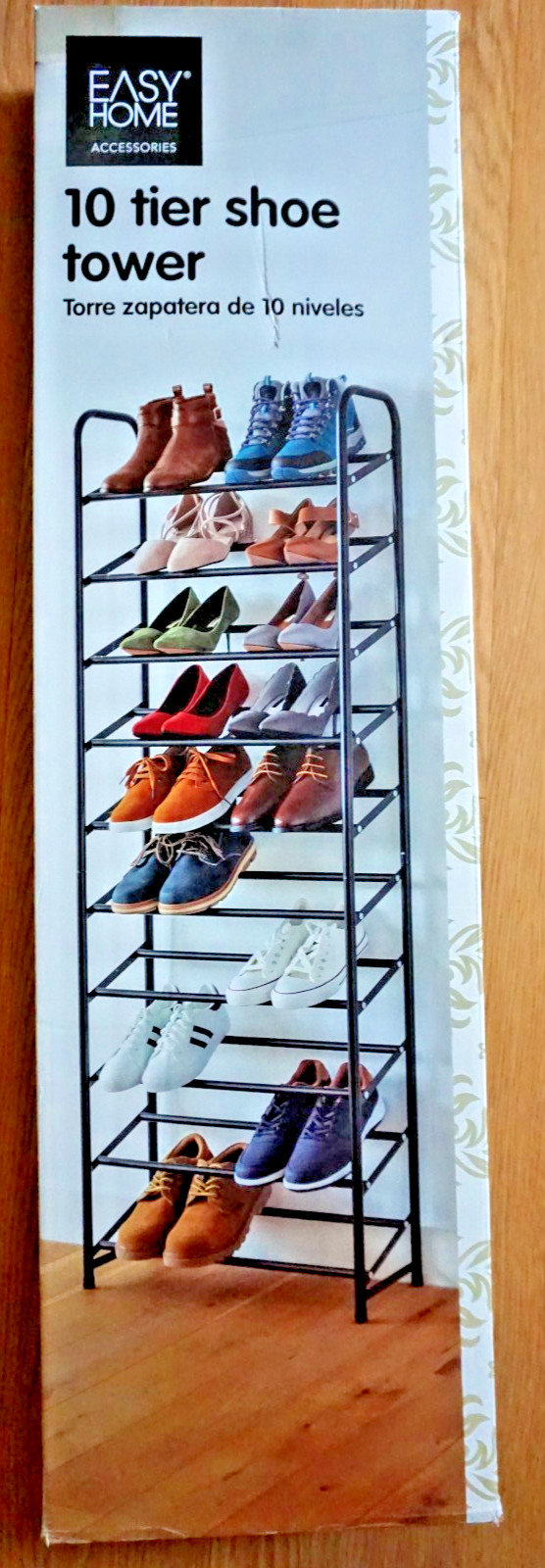 EASY HOME 10 TIER SOES TOWER  700722 NEW