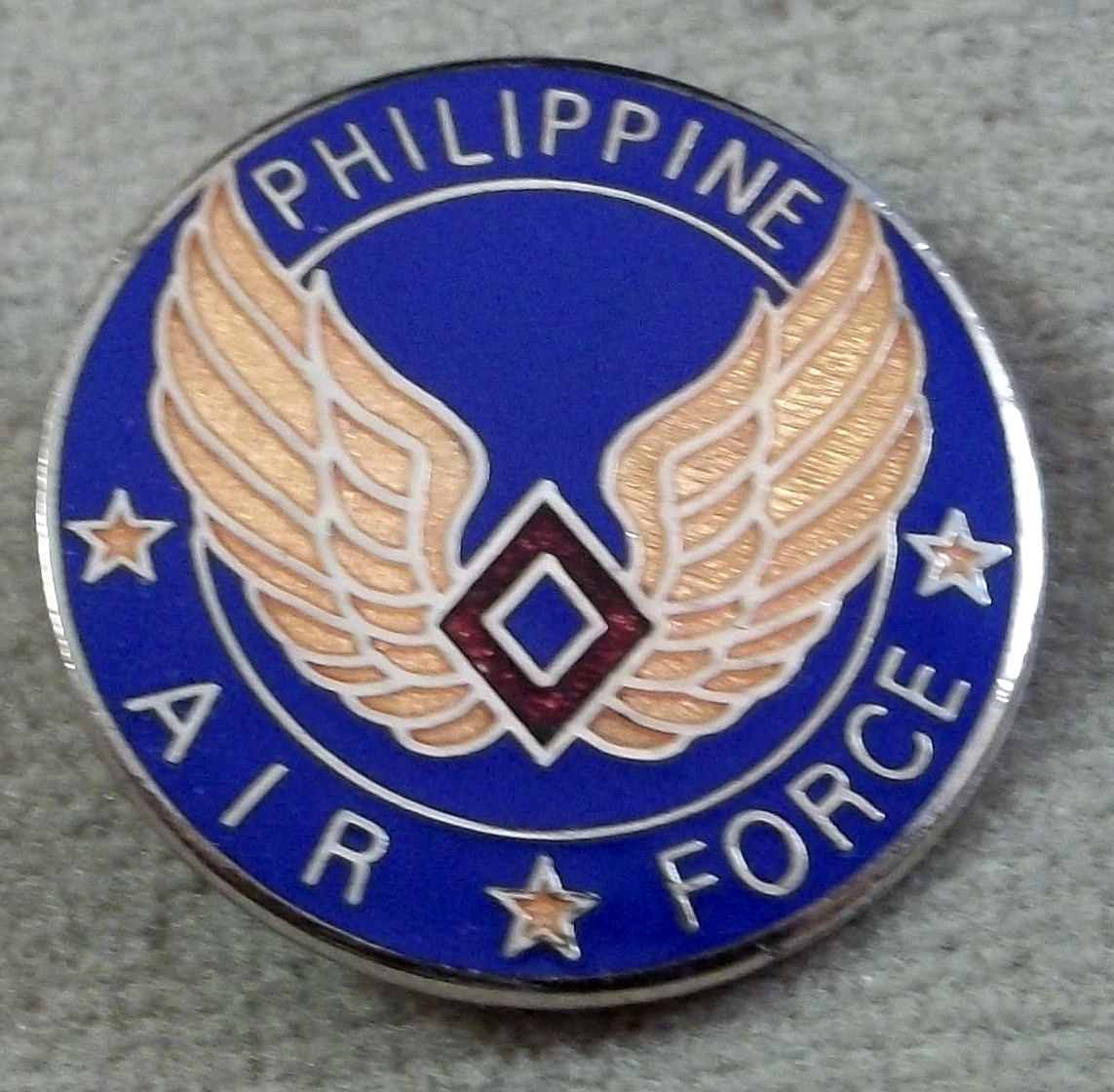 Army Air Force Philippine Air Force Unit Crest Insignia - Clutchback Design C
