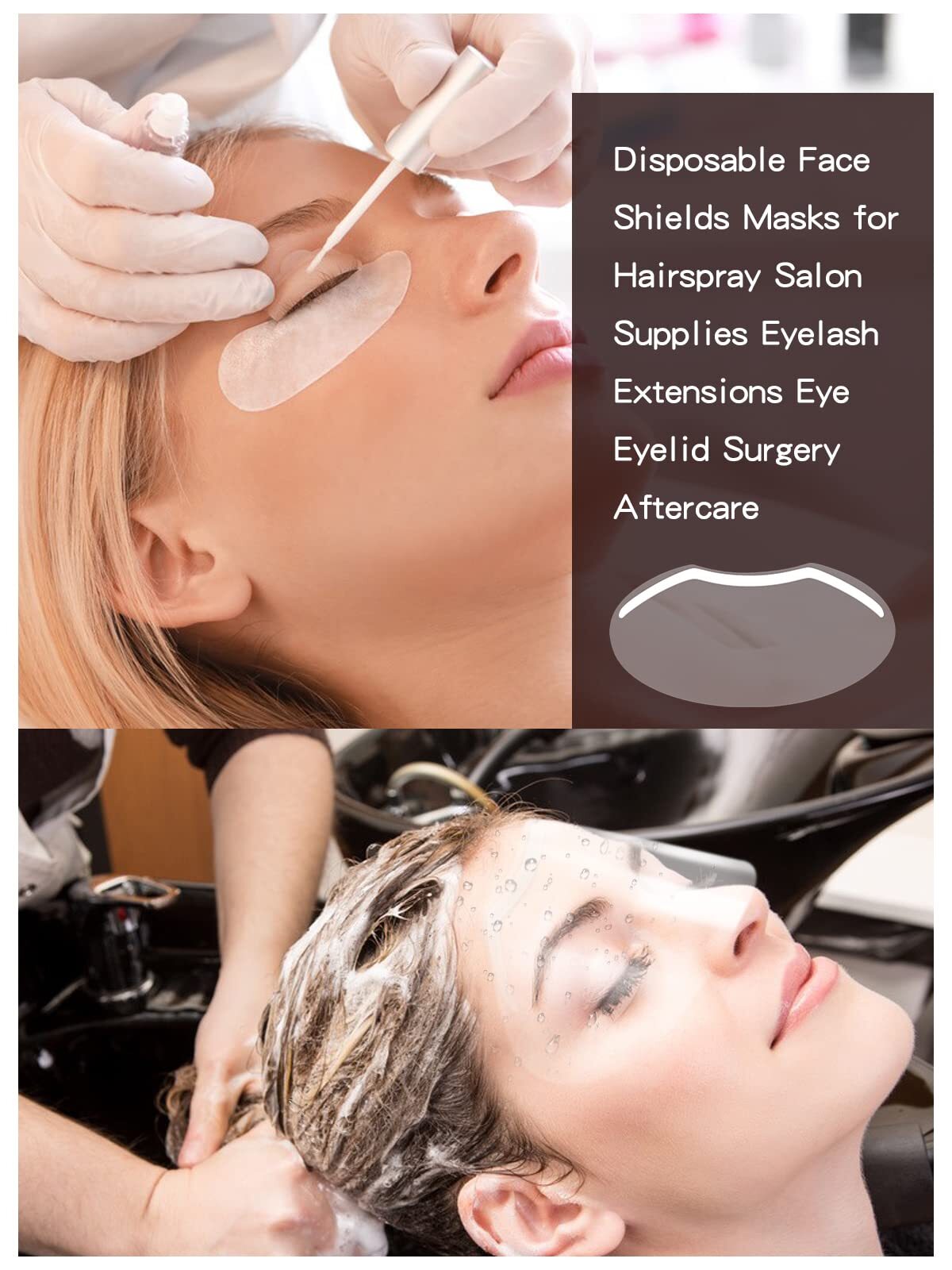 200 PCS Microblading Permanent Makeup Shower Face Shields Visors, Disposable ...