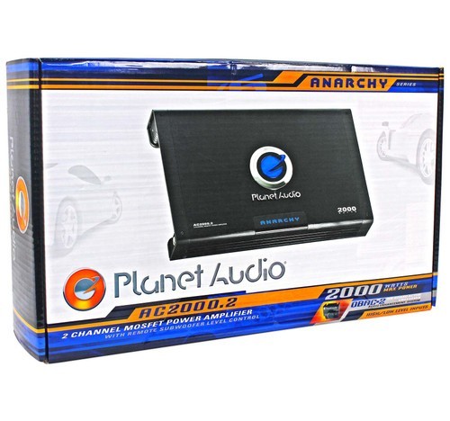 Planet Audio AC2000.2 Anarchy Series Car Audio Amplifier 2000W High Output AMP