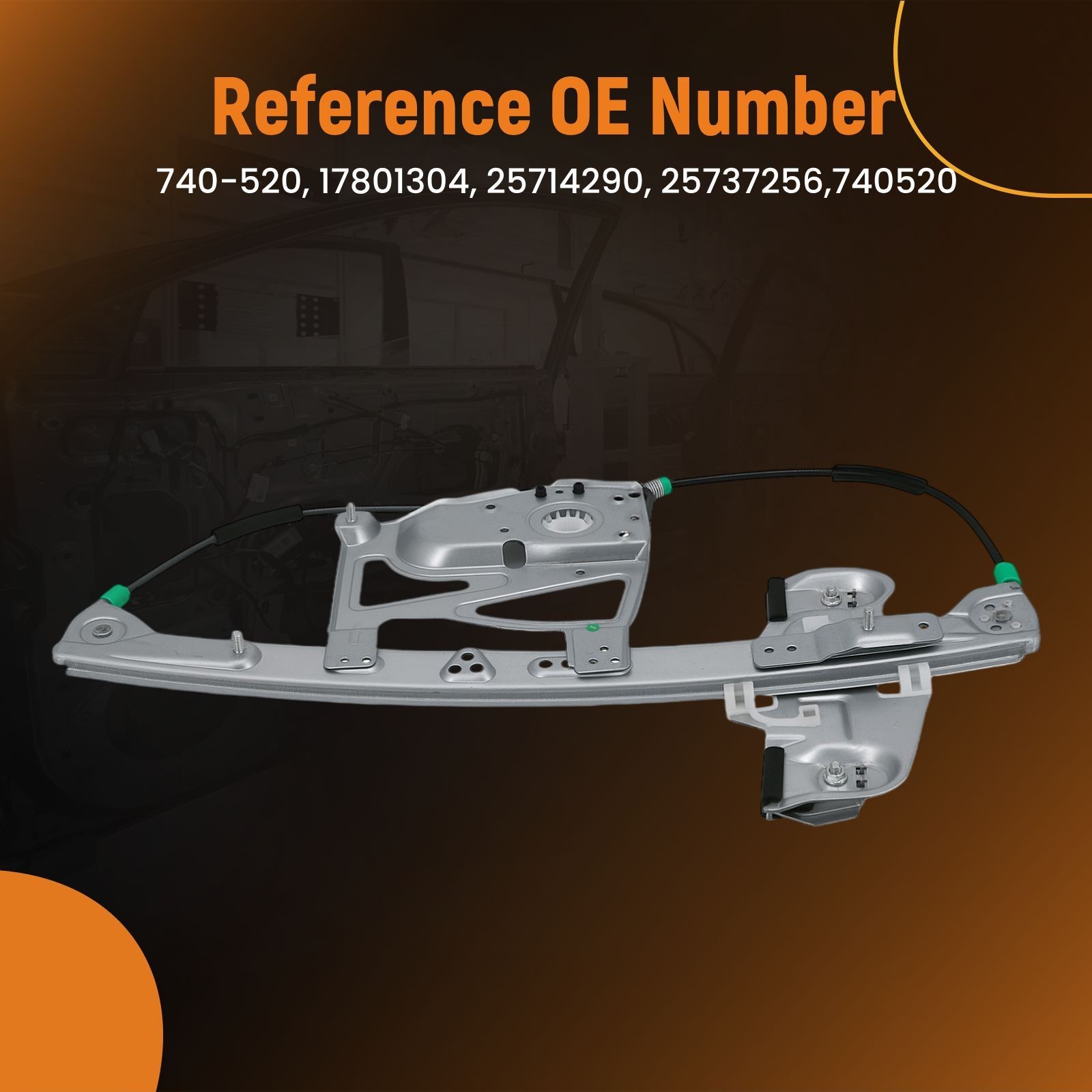 Front Left Driver Side Window Regulator for Cadillac Deville 2000-05