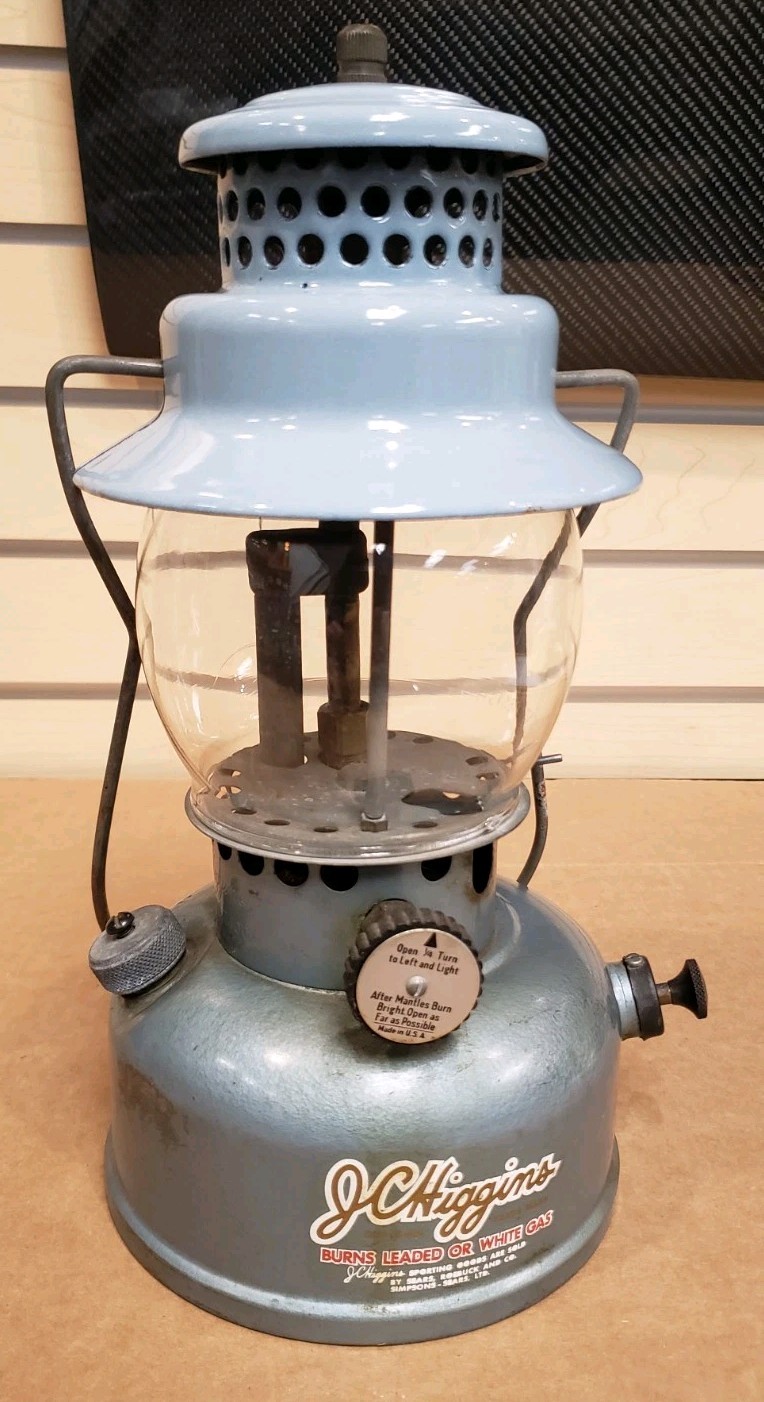 JC Higgins Simpsons Sears Ltd USA Sportsman Lantern 710.74000 Original Glass VTG