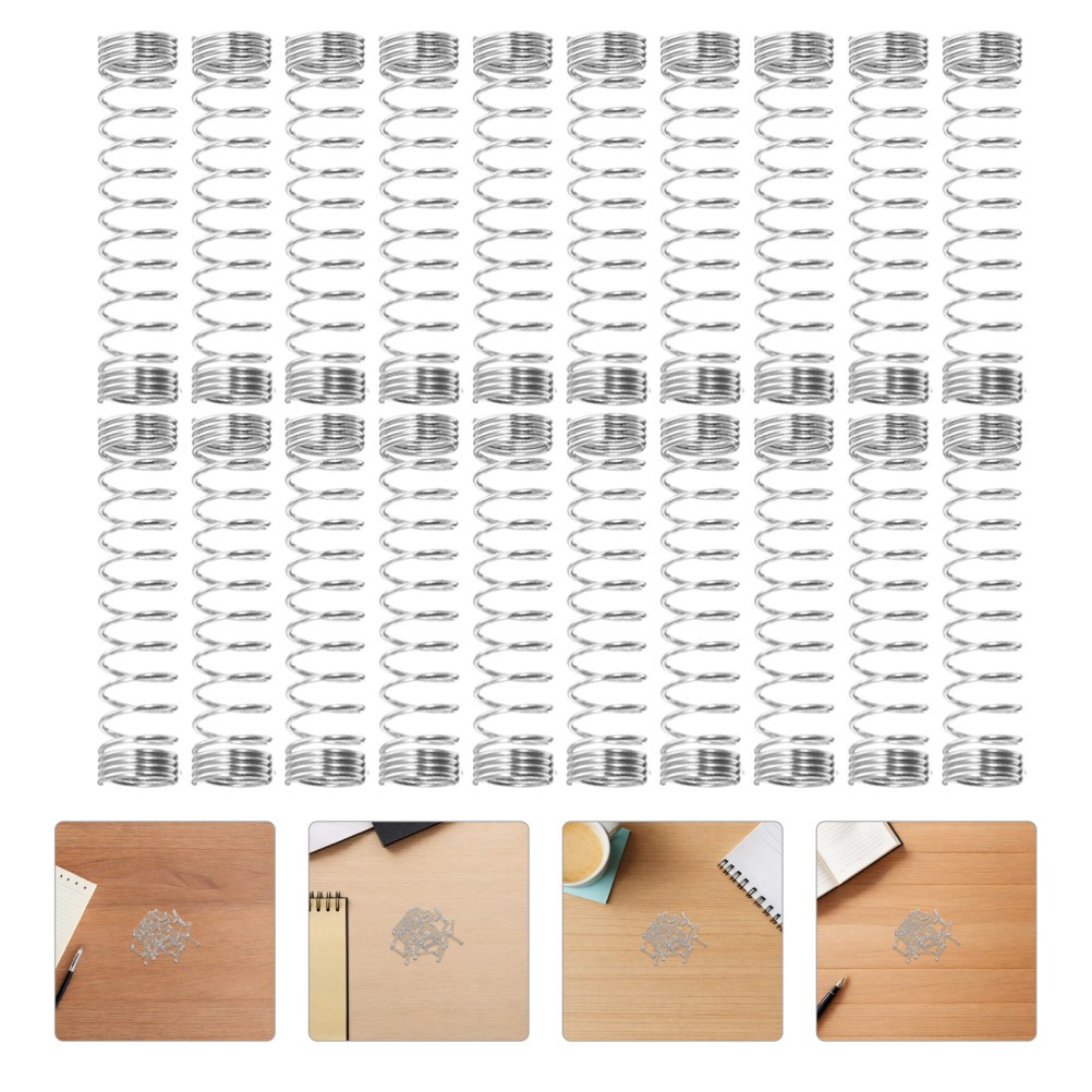 50 Pcs Small Compression Springs Metal Ball Point Pen for Refill