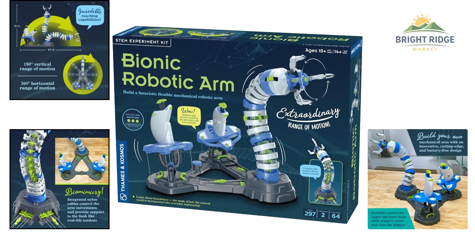 Educational Mechanical Arm Kit for Kids, Explore Robotics and Engineering
