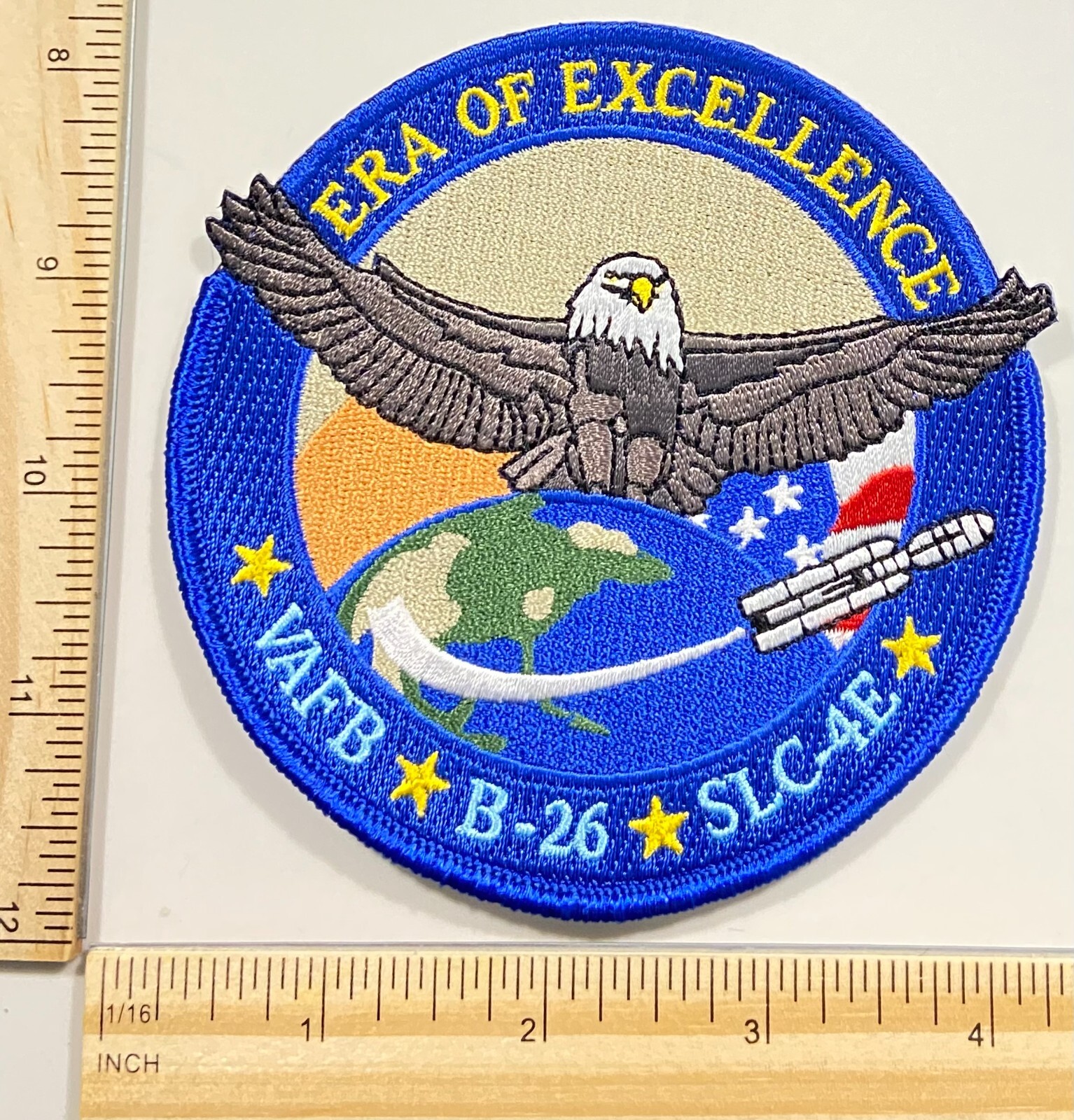 MILITARY BLACK OPS NROL PATCH - NROL 20 ERA OF EXCELLENCE B-26 VAFB SLC-4E