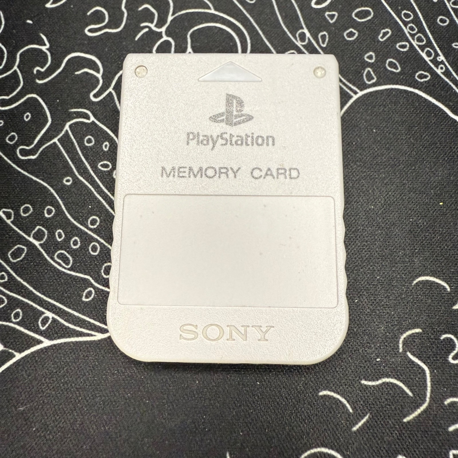 Sony PS1 Original OEM Memory Card SCPH-1020 – Gray (Tested & Working)